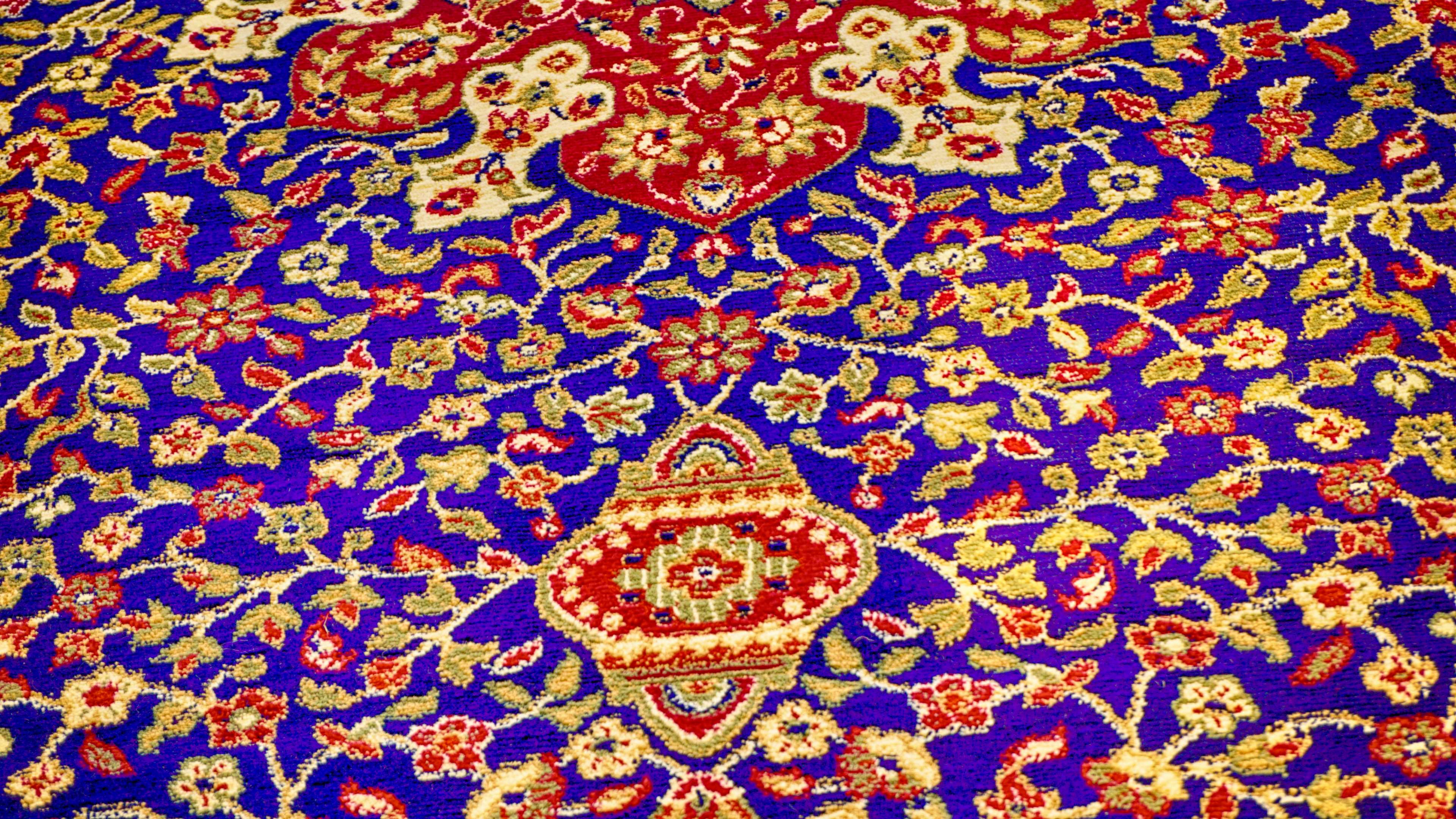 carpet, design, floral, golden, golden yellow, handicraft, pattern, persian, purple, red, rug, yellow 4k wallpaper