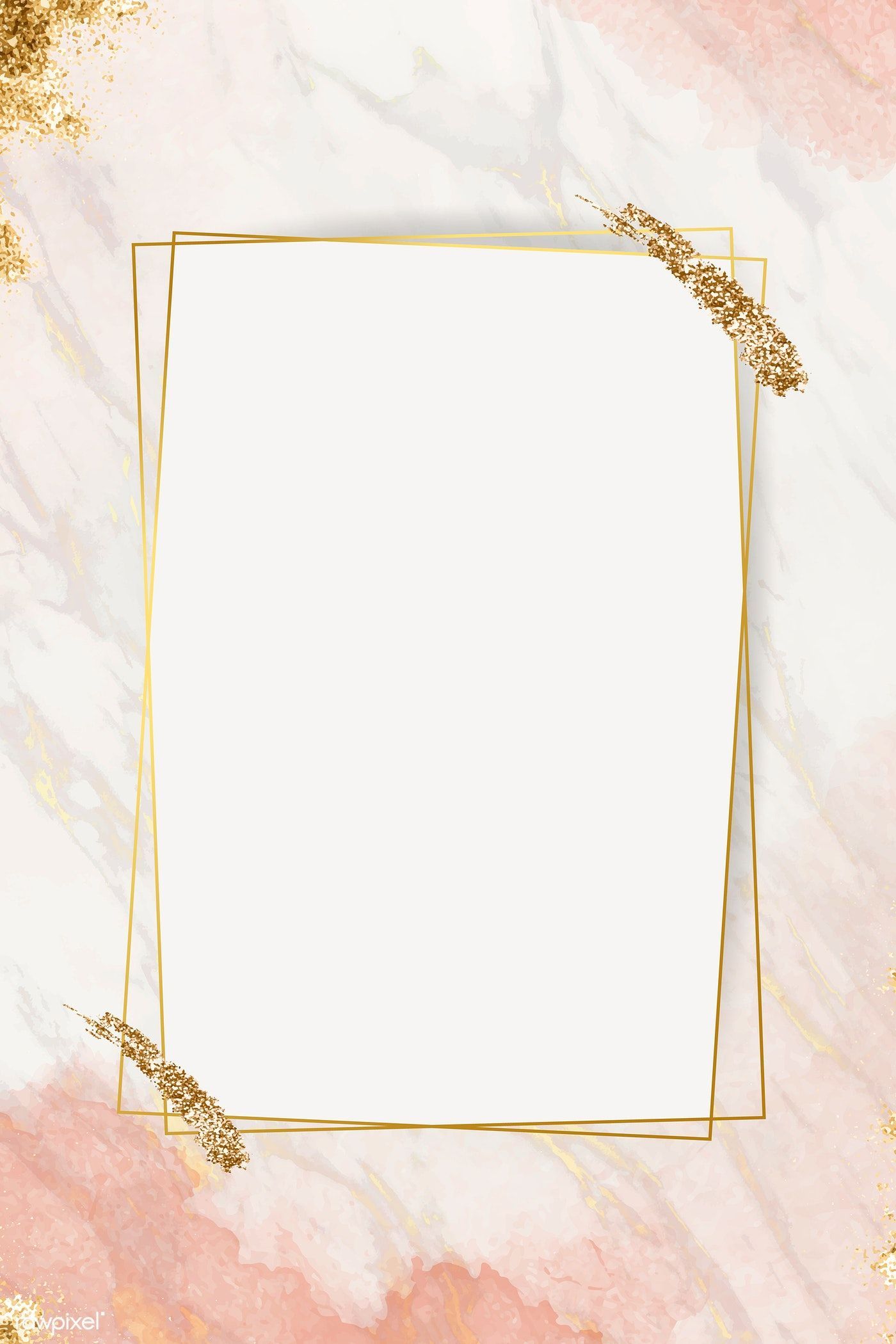Download premium vector of Shimmering golden frame design vector 1212064. Frame design, Pink glitter background, Instagram frame