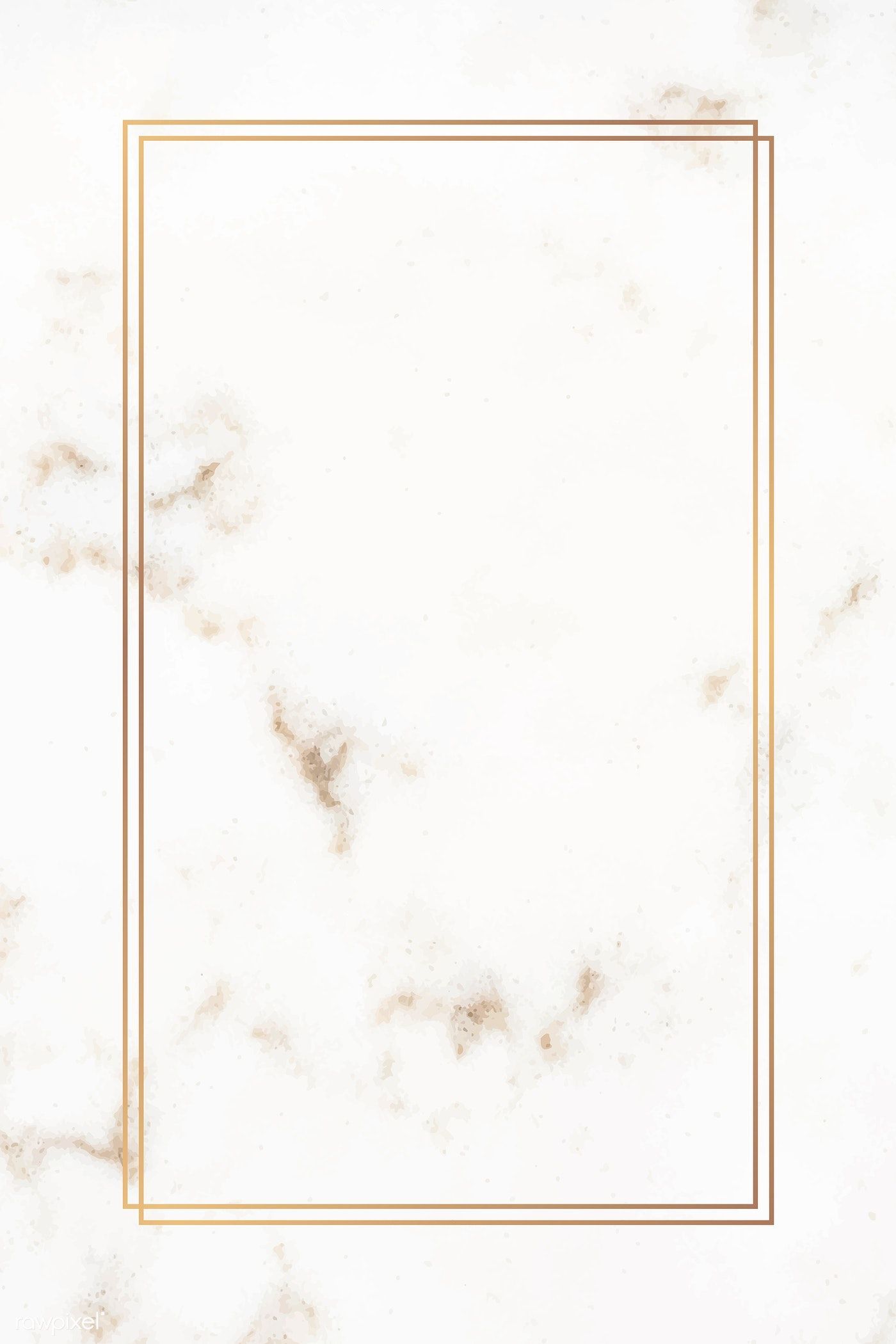 Download premium vector of Rectangle gold frame on a marble vector 1214997. Gold wallpaper background, Phone wallpaper image, Wallpaper background