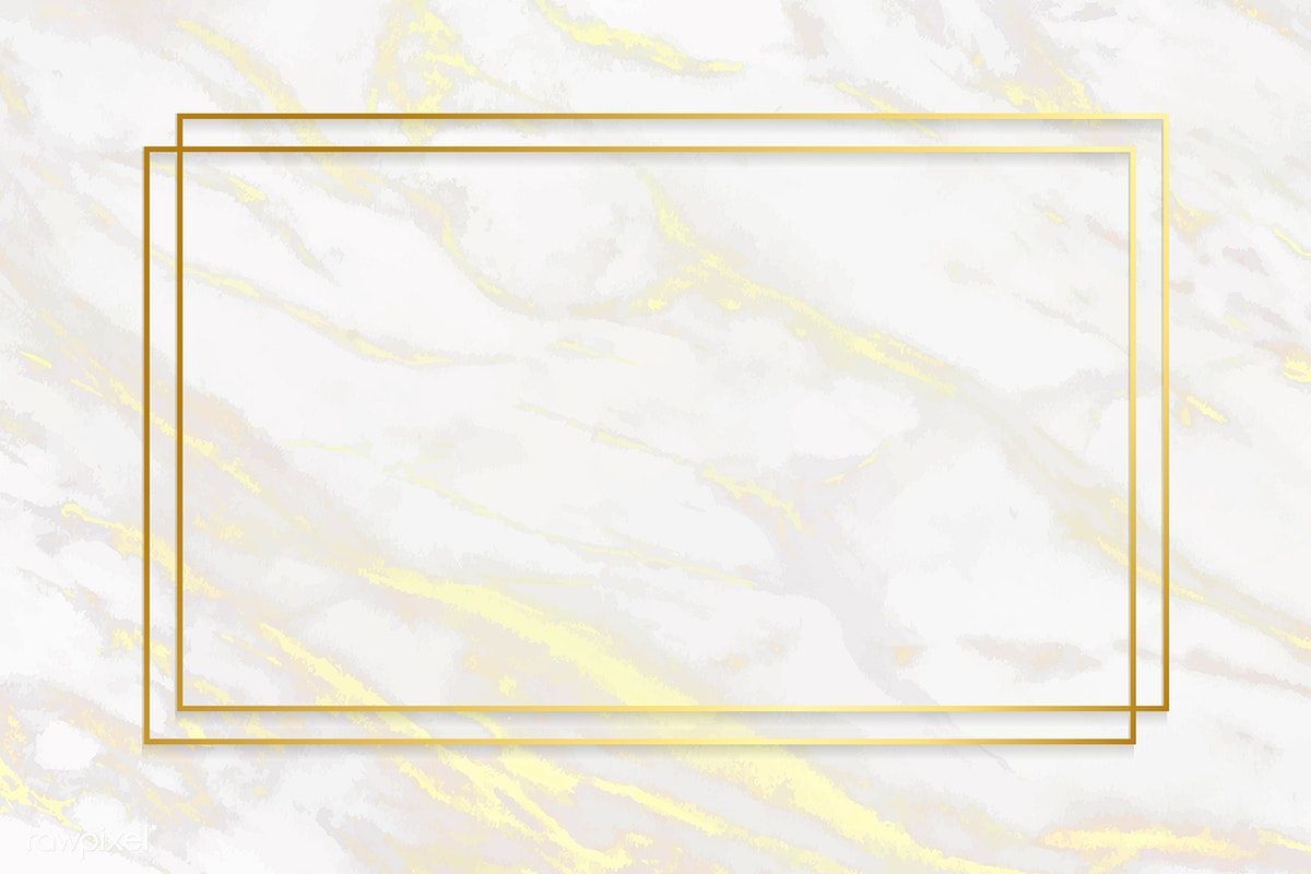 Download premium vector of Rectangle gold frame on white marble texture. Marble texture, Marble background, Gold frame