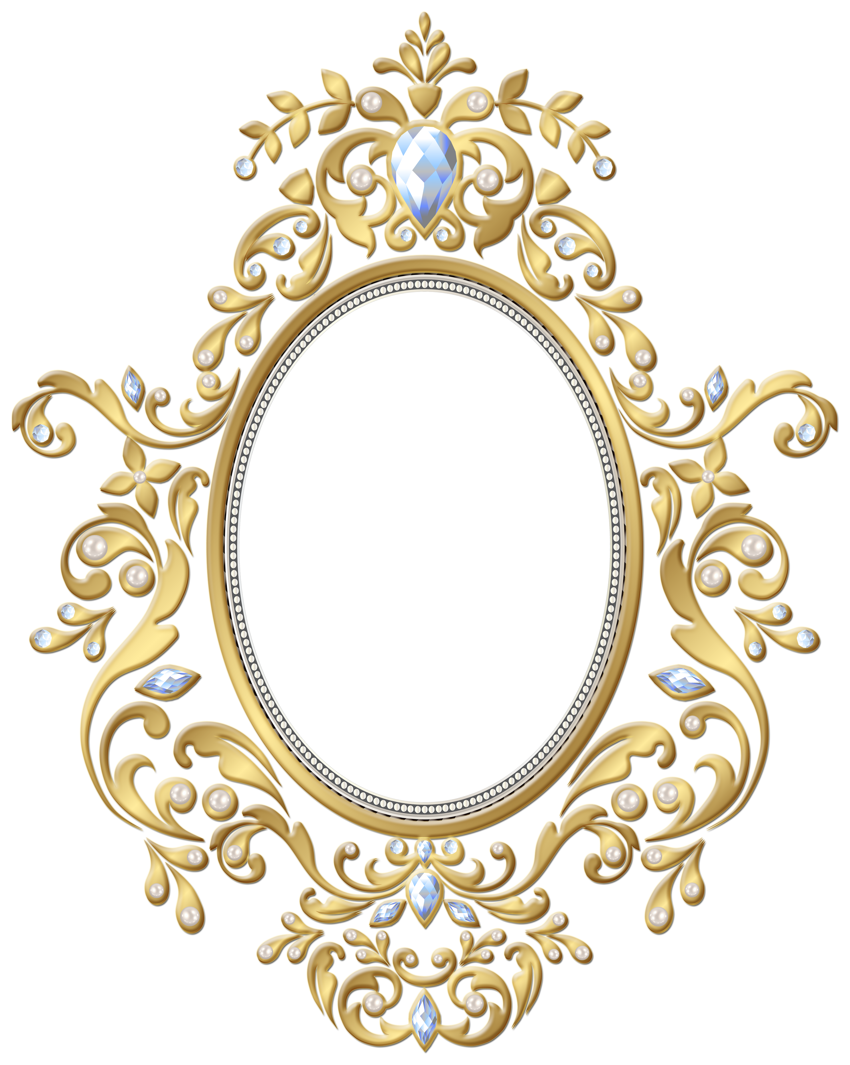 Decorative Gold Frame Transparent Clipart Quality Image And Transparent PNG Free Clipart