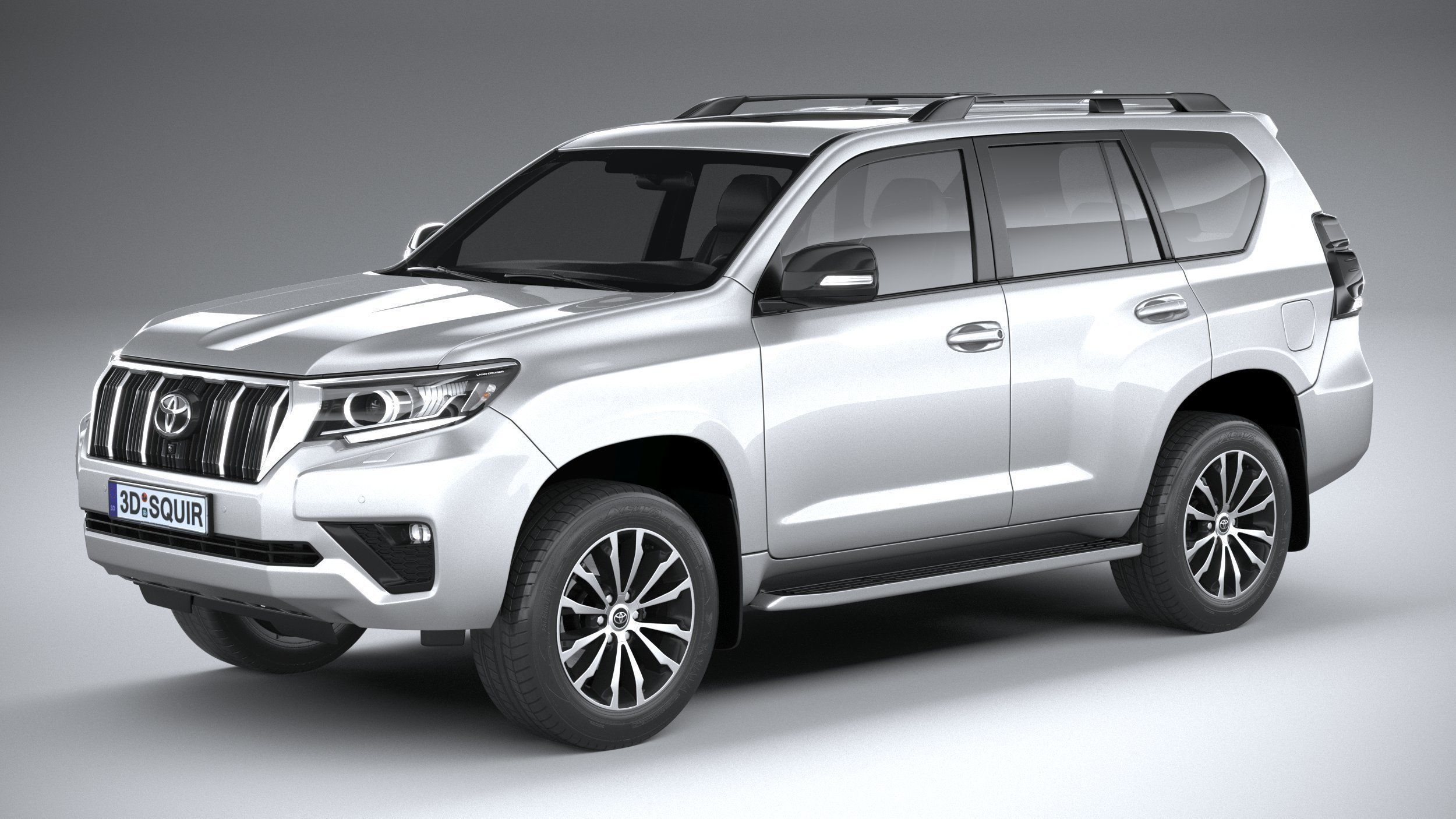 3D model Toyota Land Cruiser 2021