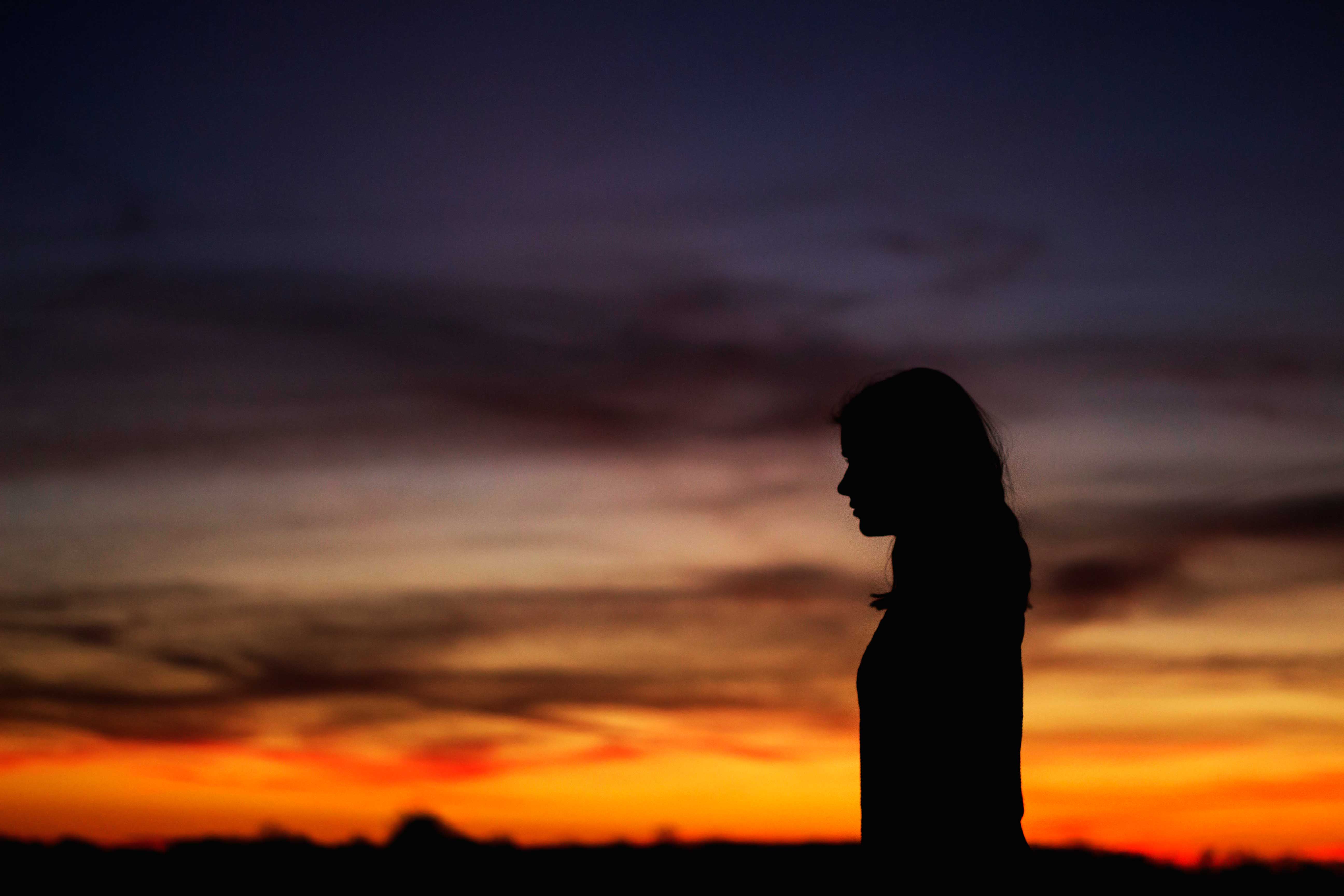 Alone Girl Wallpaper