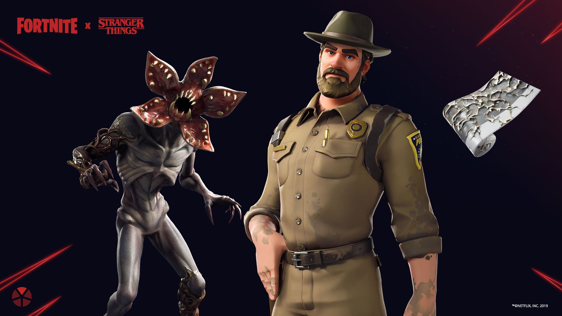 Fortnite brings back 'Chief Hopper' and 'Demogorgon' Outfits for Stranger Things Day