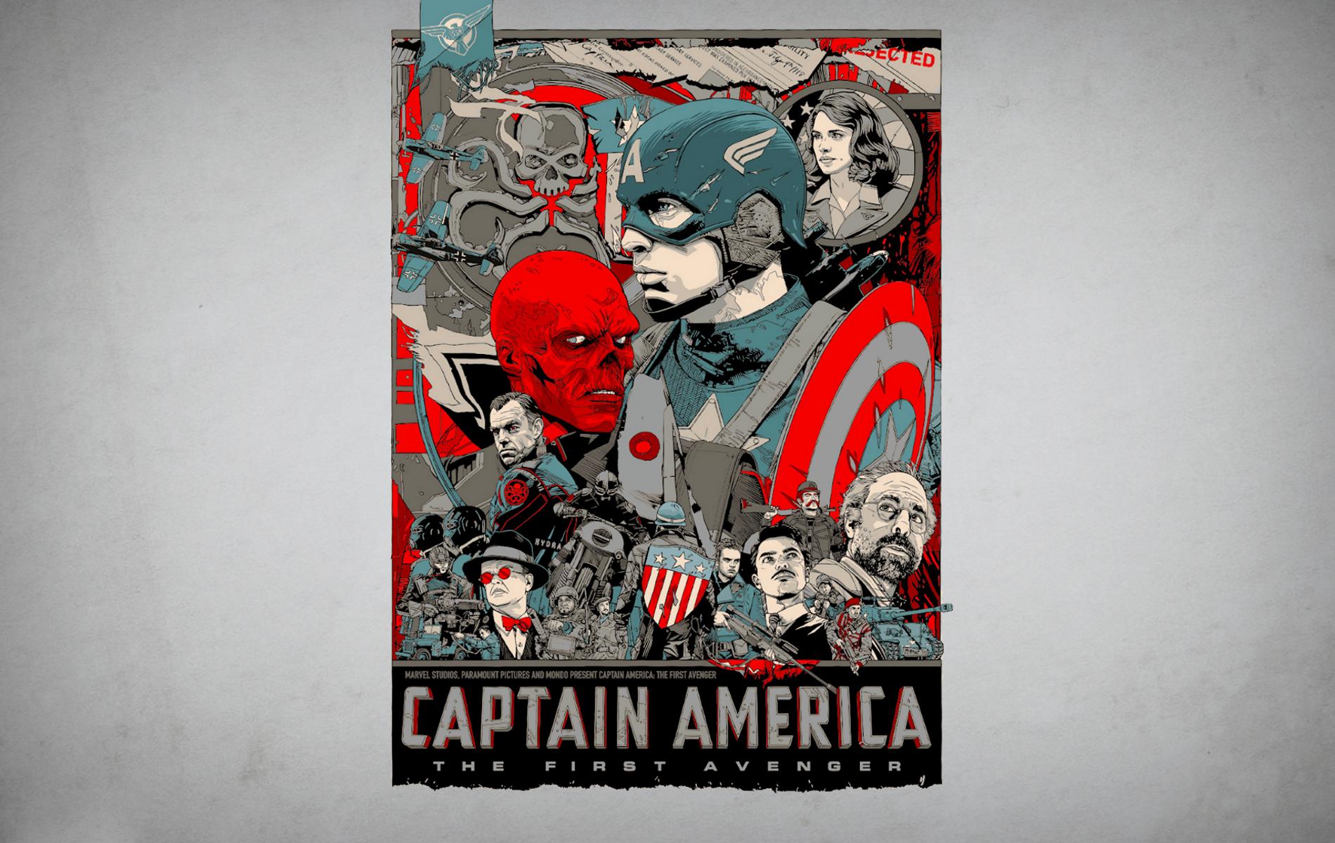 Captain America Red Skull Marvel Comics Wallpaper:1900x1200