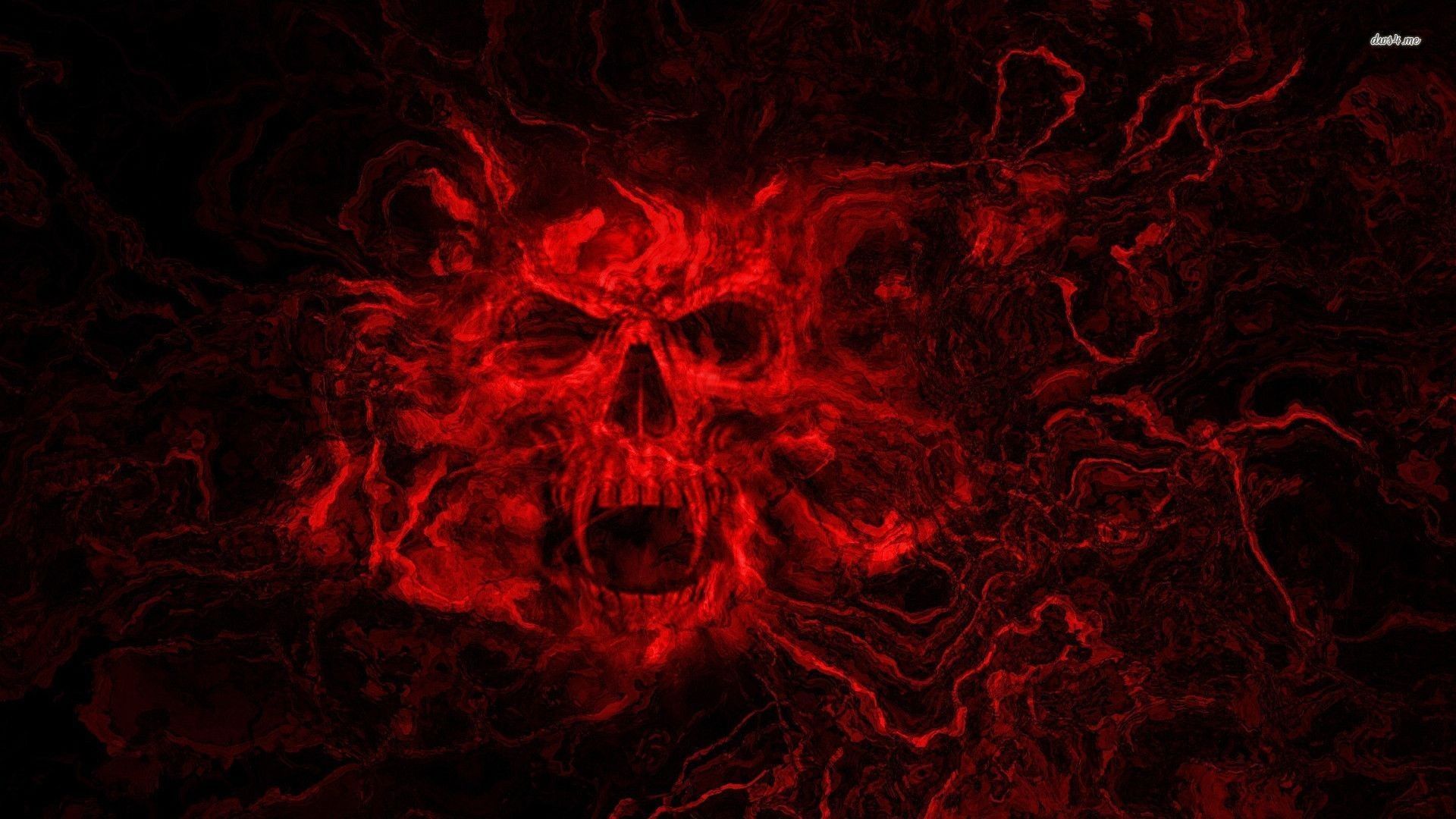 Red Skull Wallpaper Free Red Skull Background
