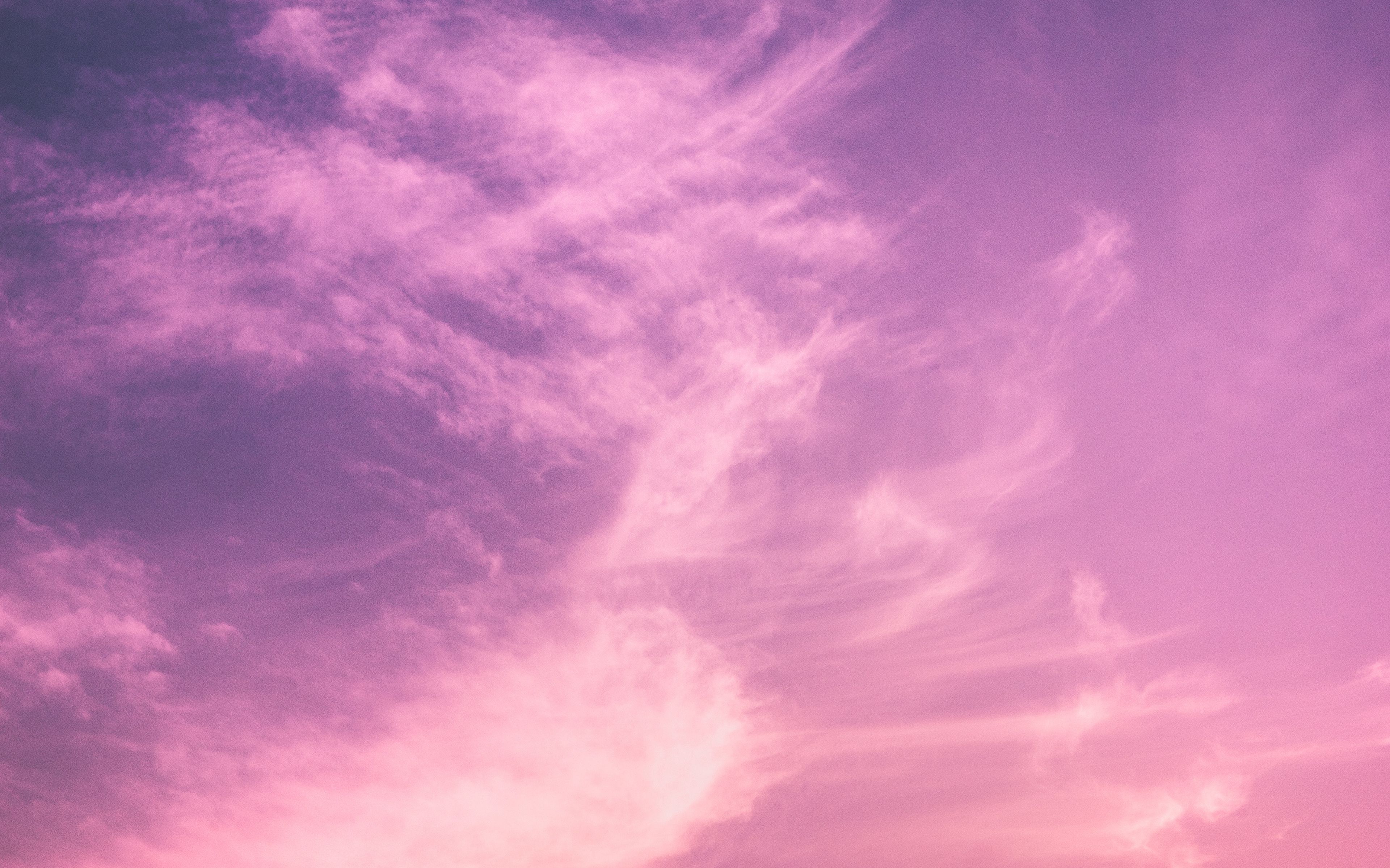 Pink Clouds Wallpaper 4k