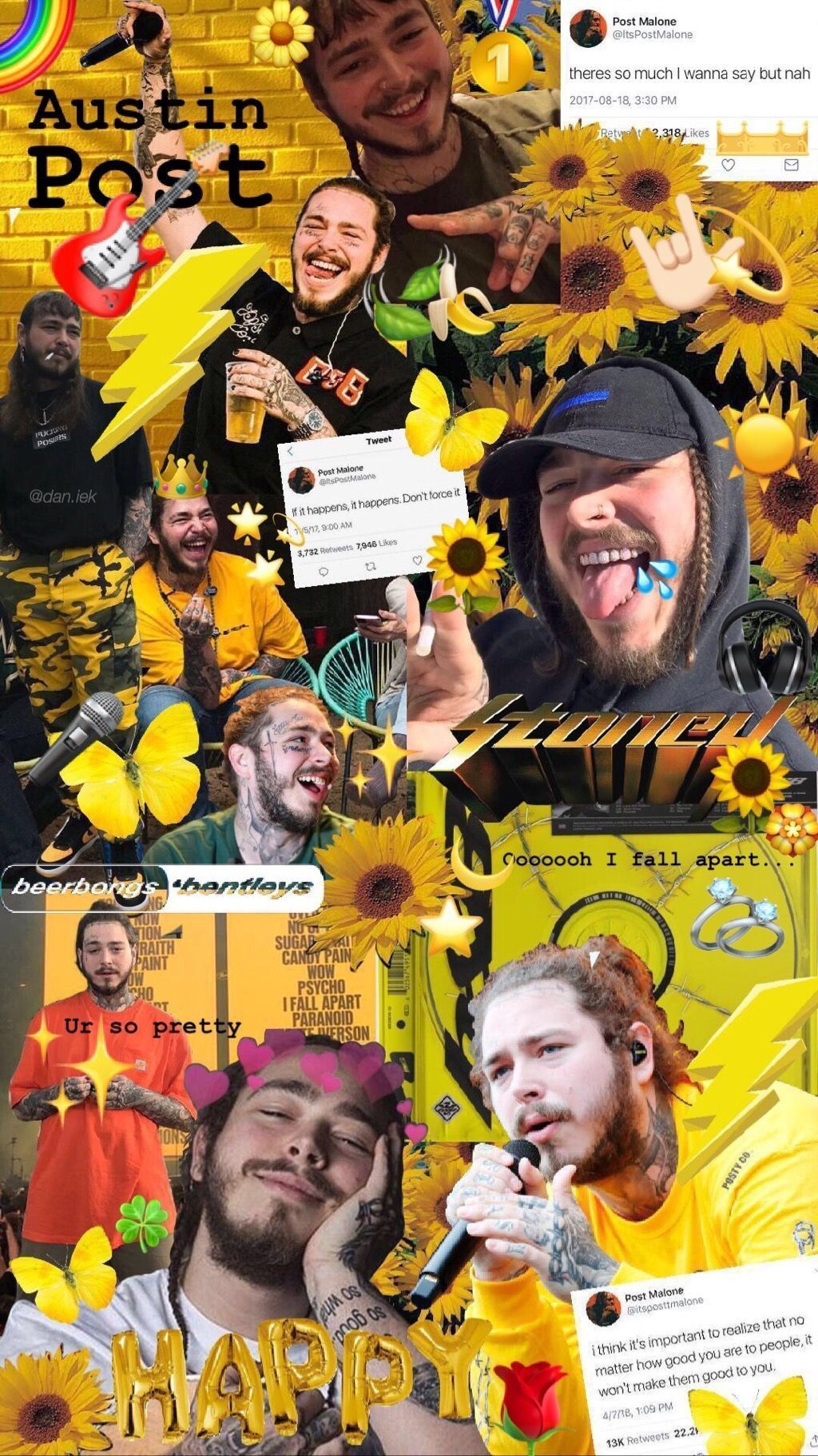 Post Malone Aesthetic Wallpaper Free Post Malone Aesthetic Background