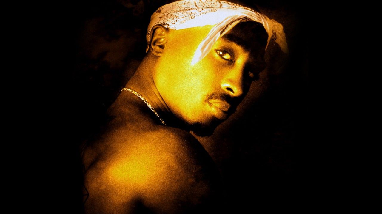 Tupac With Yellow Lighting HD Rapper Wallpaper