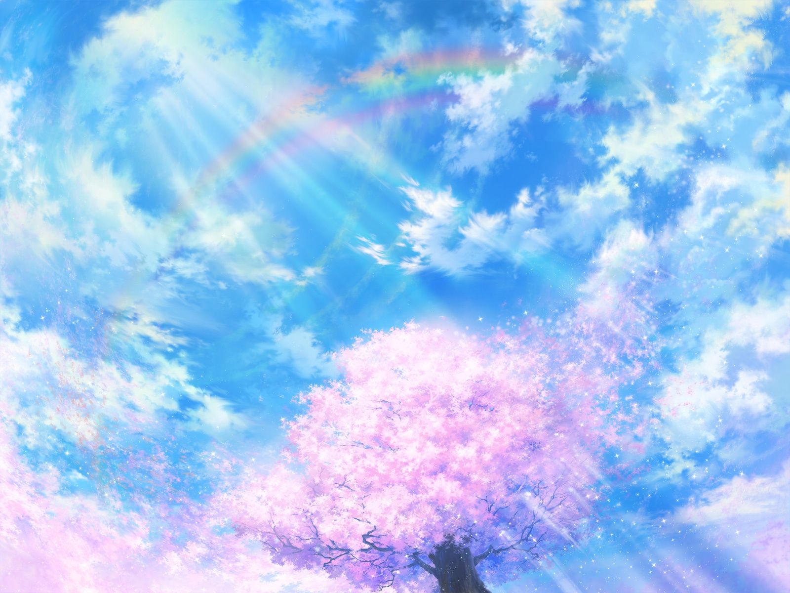Bright Anime Background