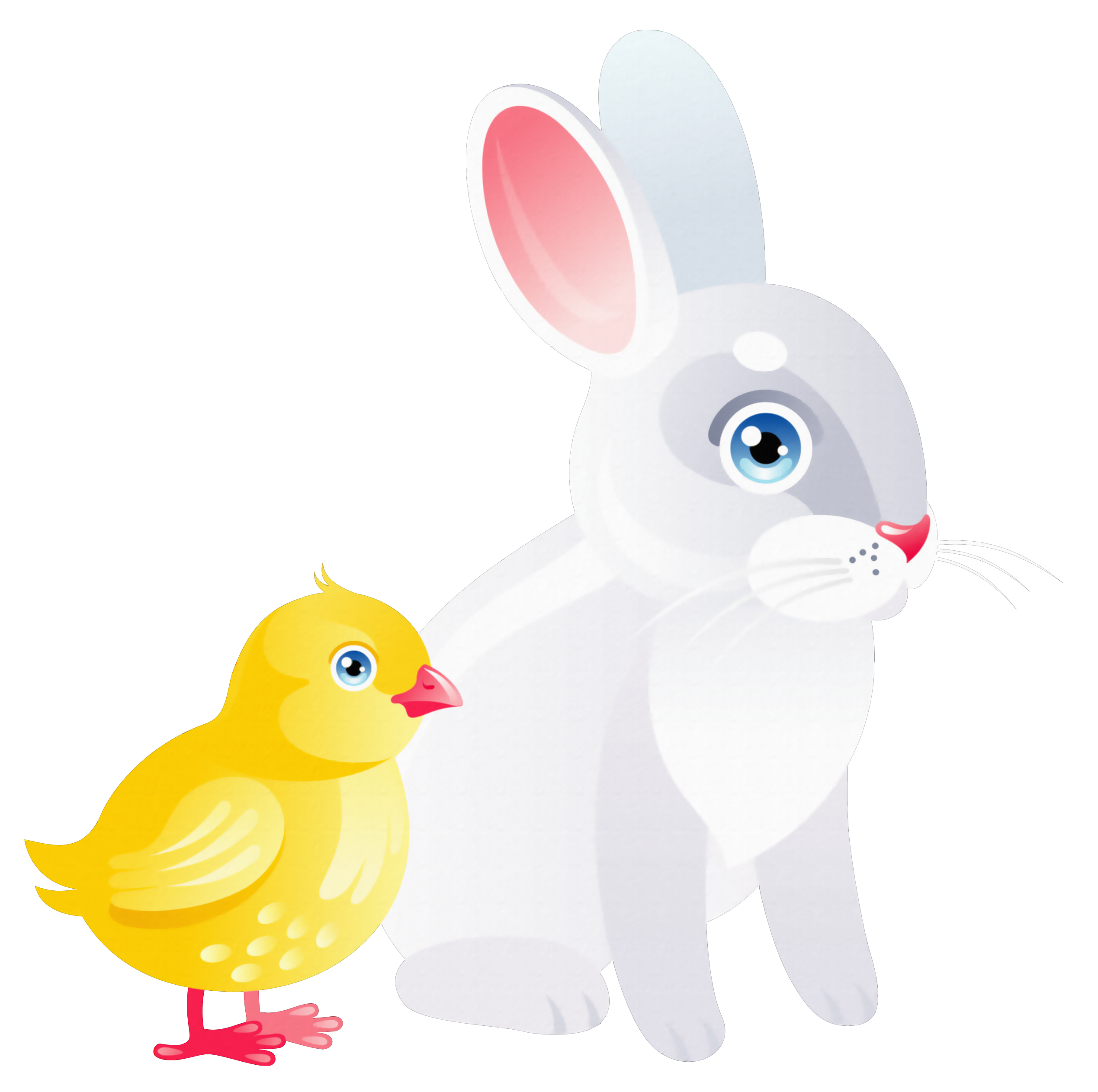 Easter Chicken And Bunny Transparent PNG Clipart Quality Image And Transparent PNG Free Clipart