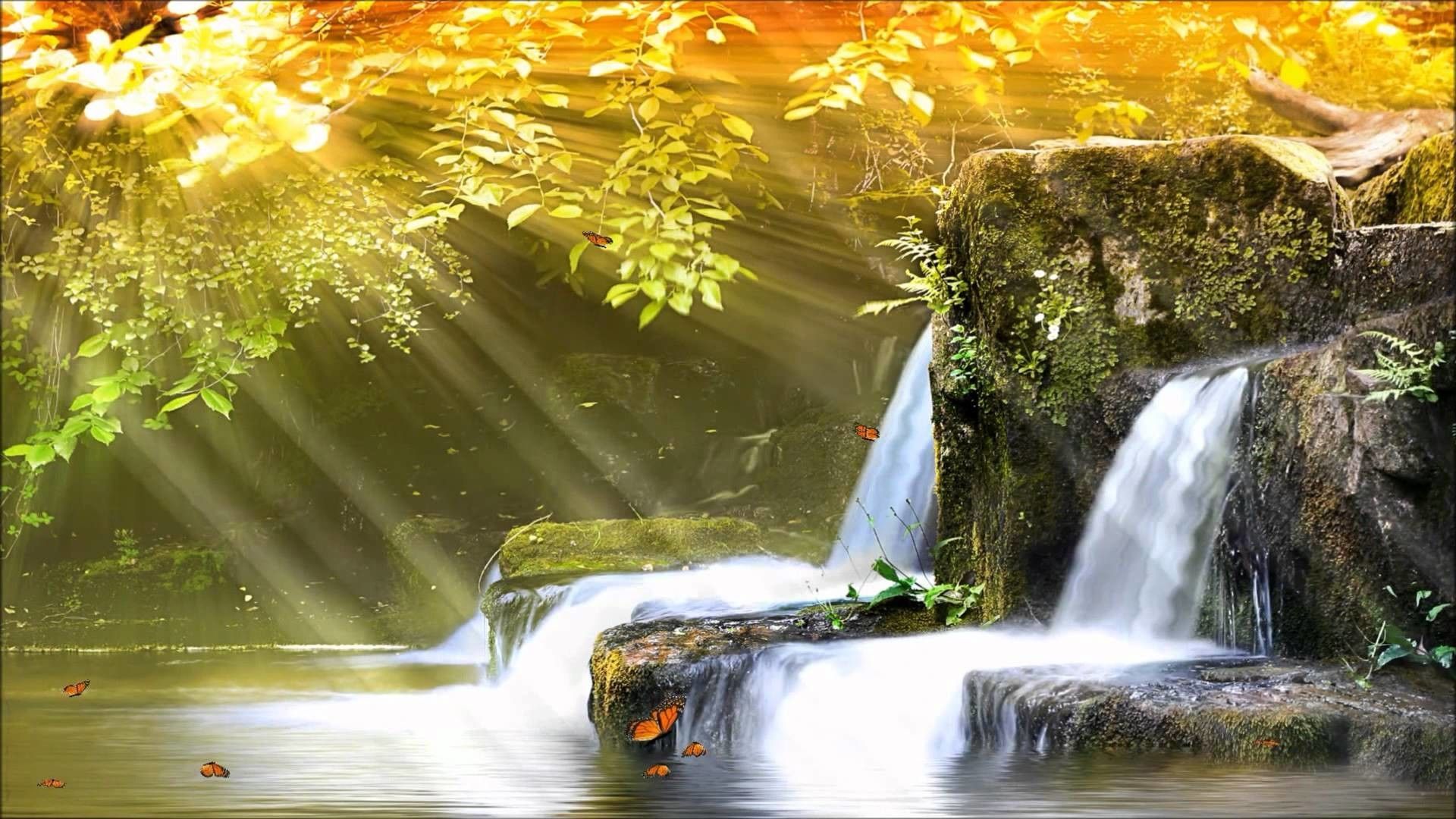 Moving Waterfall Wallpaper