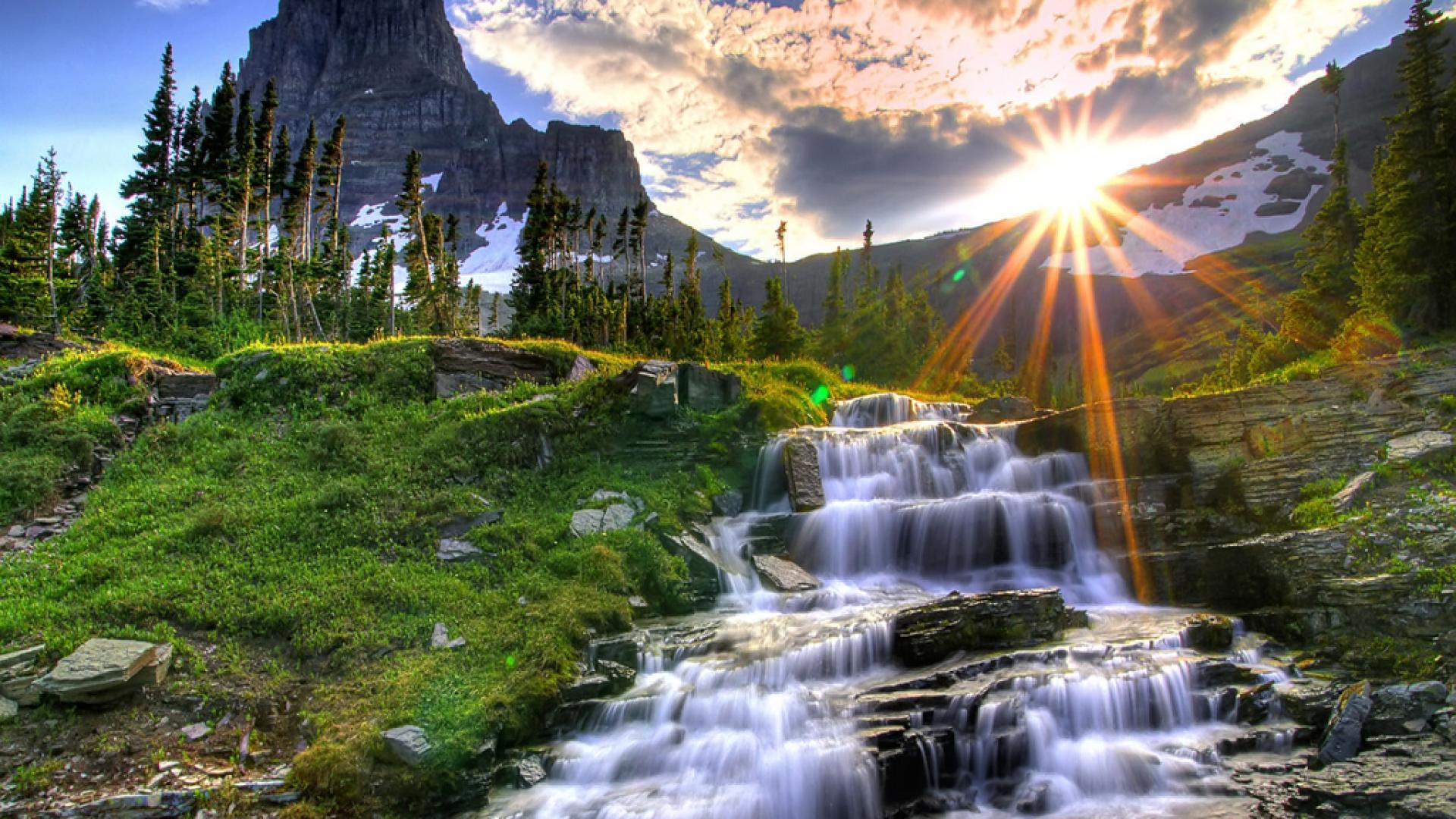 Best HD Fantastic Waterfall Wallpaper