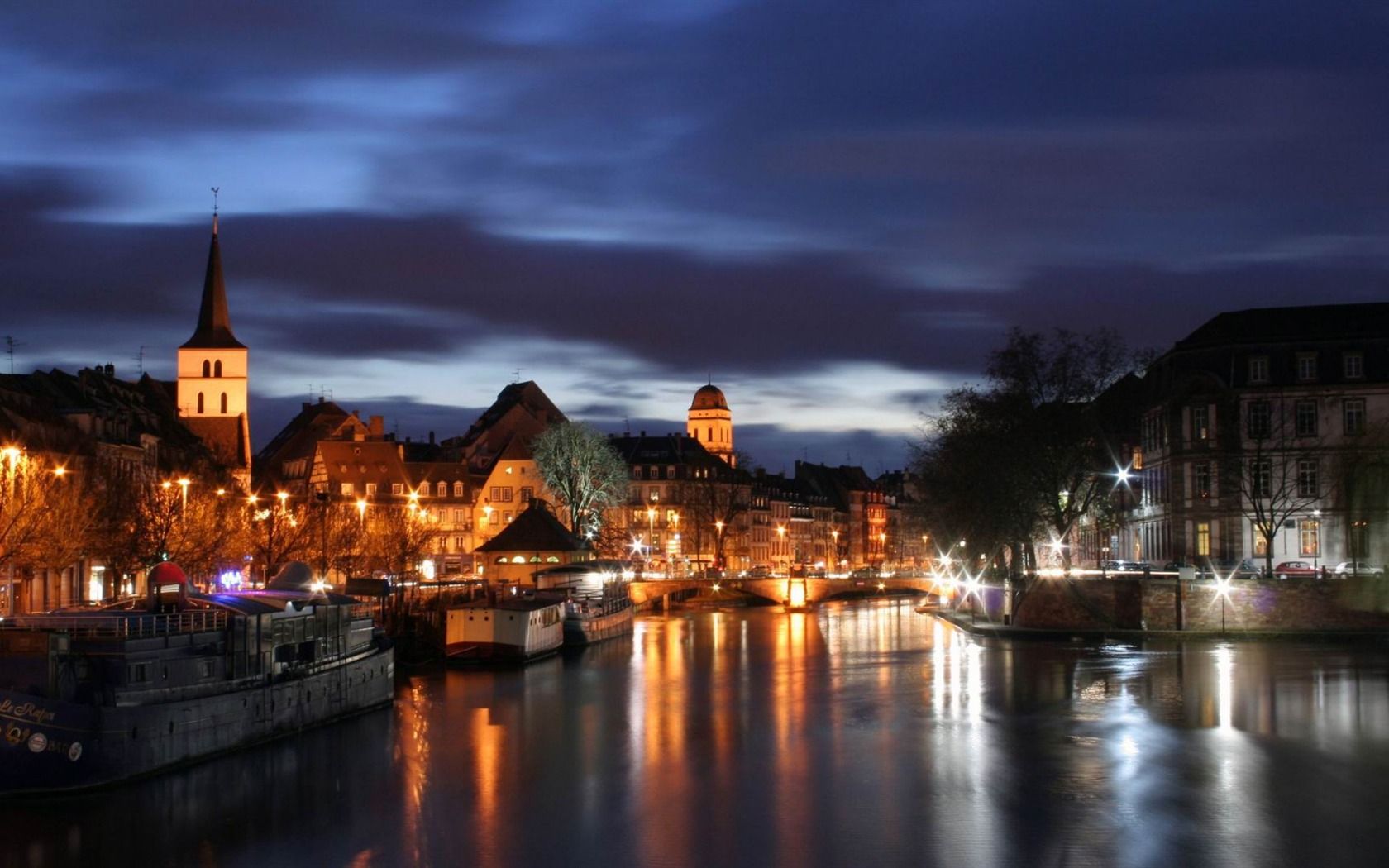 Summer Night City Photography HD Wallpaper