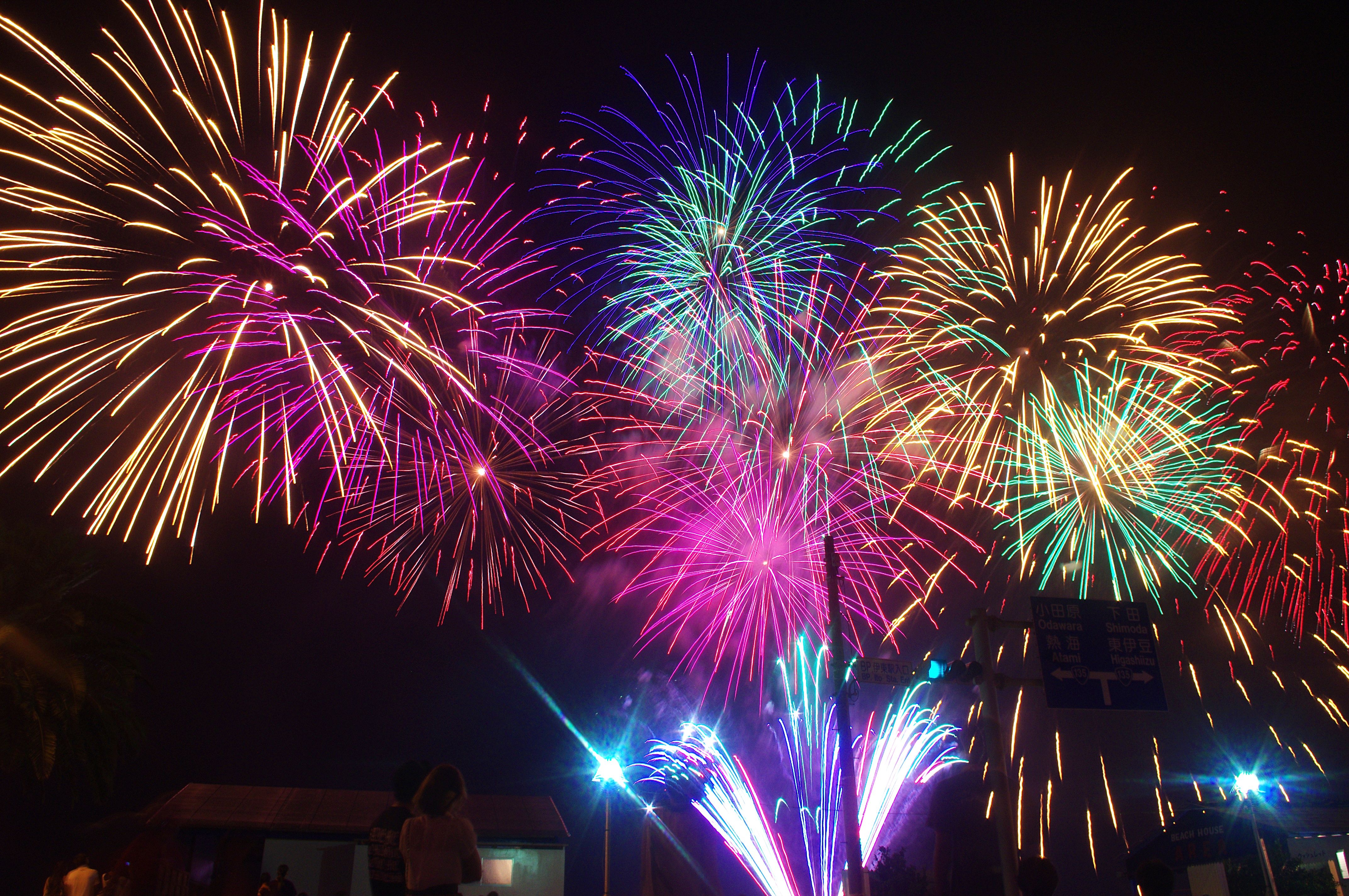 Wallpaper, life, summer, people, color, colour, colors, festival, Japan, night, colours, pentax, fireworks, watch, watching, explosion, firework, ito, shizuoka, matsuri, explode, Nihon, 2013, anjinsai 4288x2848