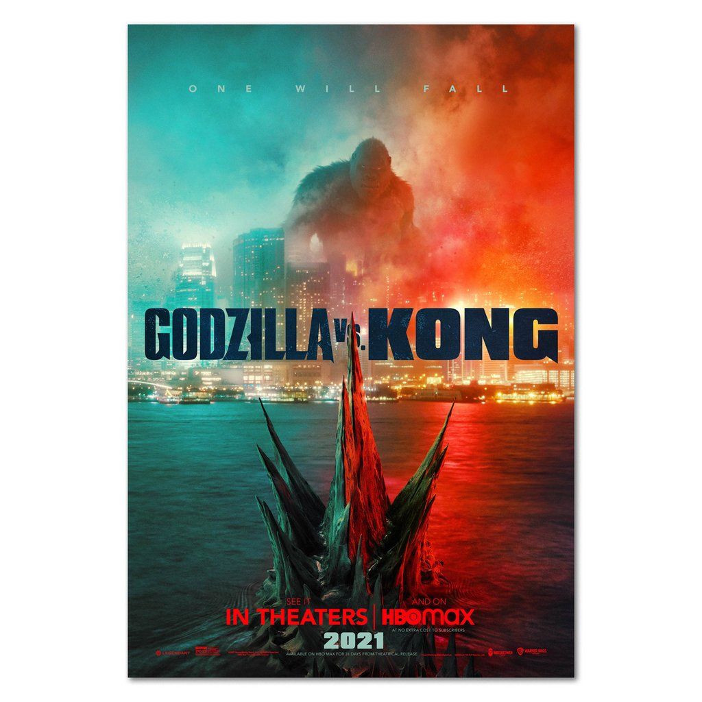 Godzilla VS Kong Movie Poster 2021 Official Art