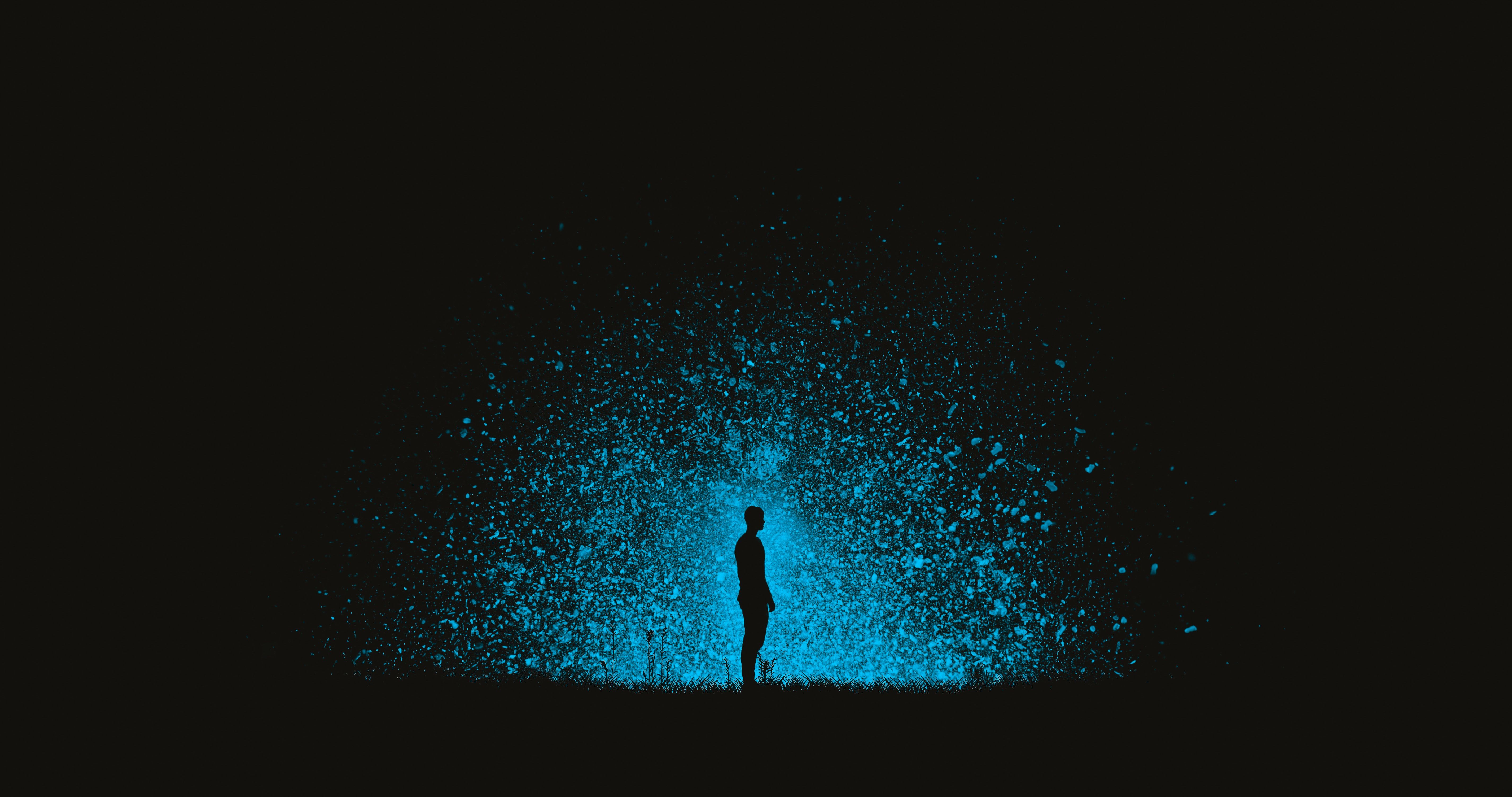 Silhouette Man Standing Art 4k, HD Artist, 4k Wallpaper, Image, Background, Photo and Picture