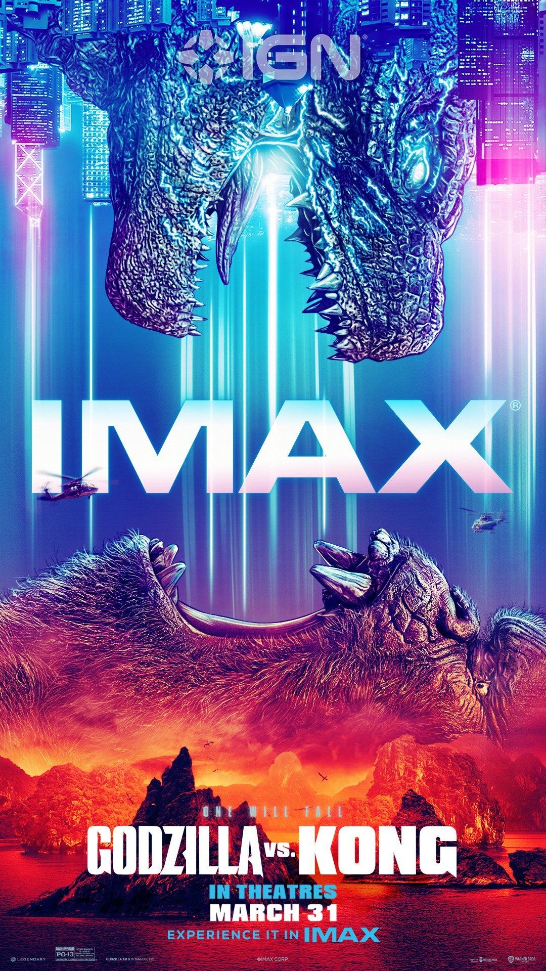 Tickets Are On Sale Today and 'Godzilla vs. Kong' Gets One More Badass IMAX Poster to Celebrate