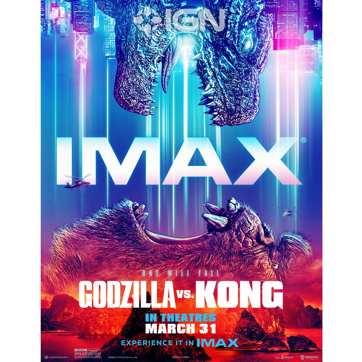 Godzilla vs. Kong Exclusive IMAX Poster Revealed