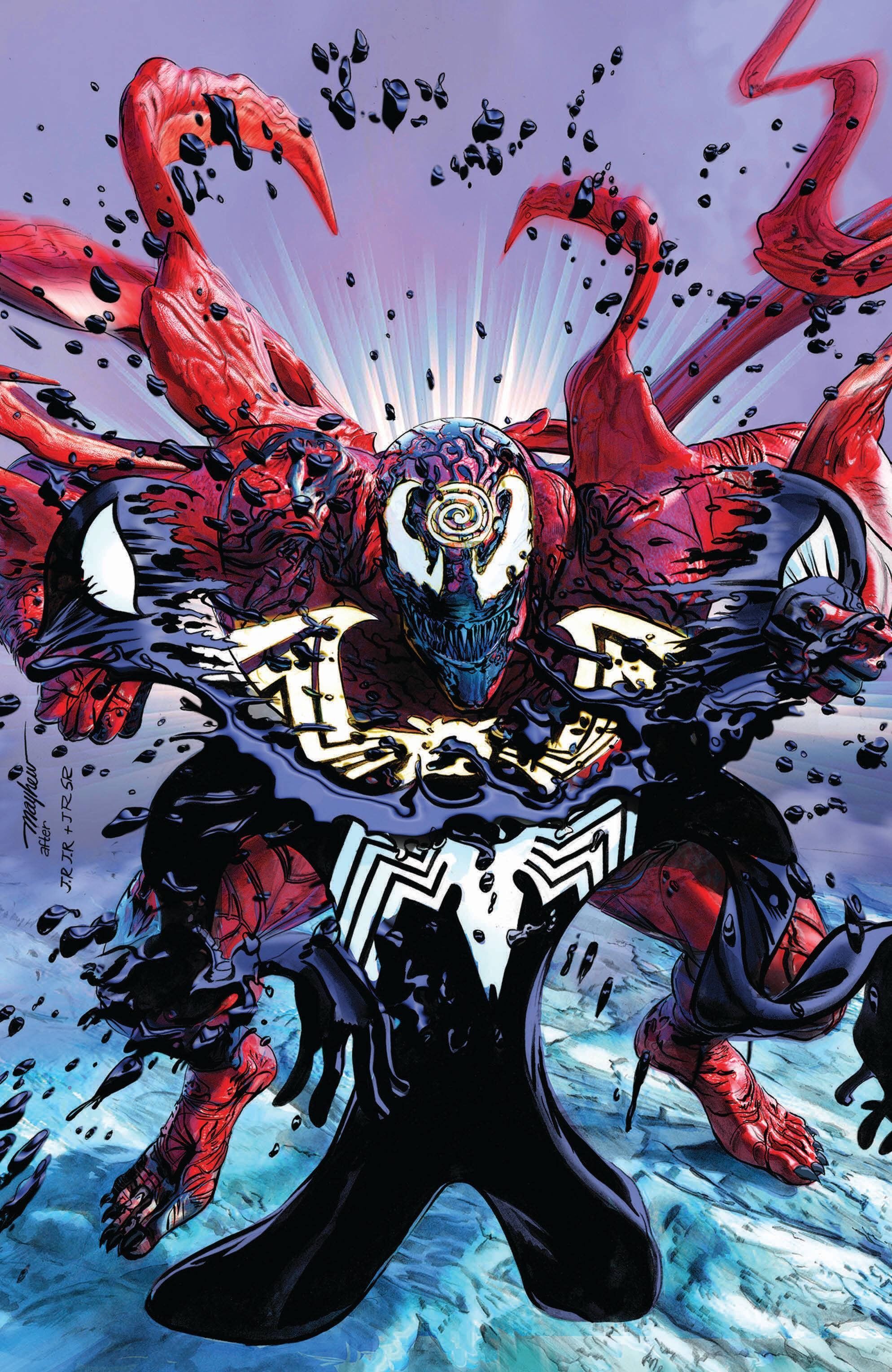 Absolute Carnage / Symbiote Spider Man By Mike Mayhew. Carnage Symbiote, Superhero Comic, Carnage Marvel