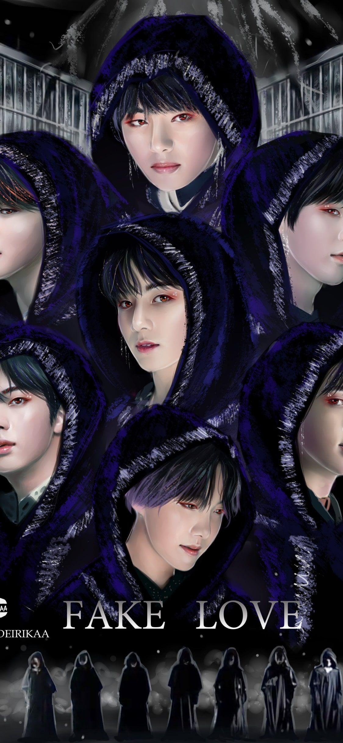 BTS Fake Love Wallpaper Free HD Wallpaper