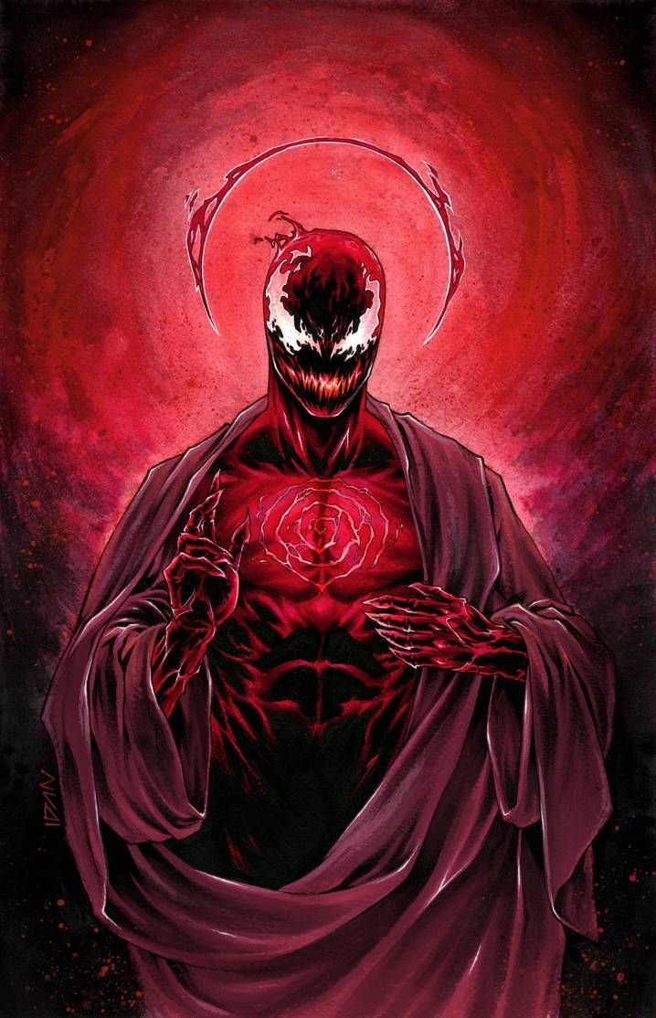Saint Carnage. Carnage marvel, Marvel character design, Marvel comics wallpaper
