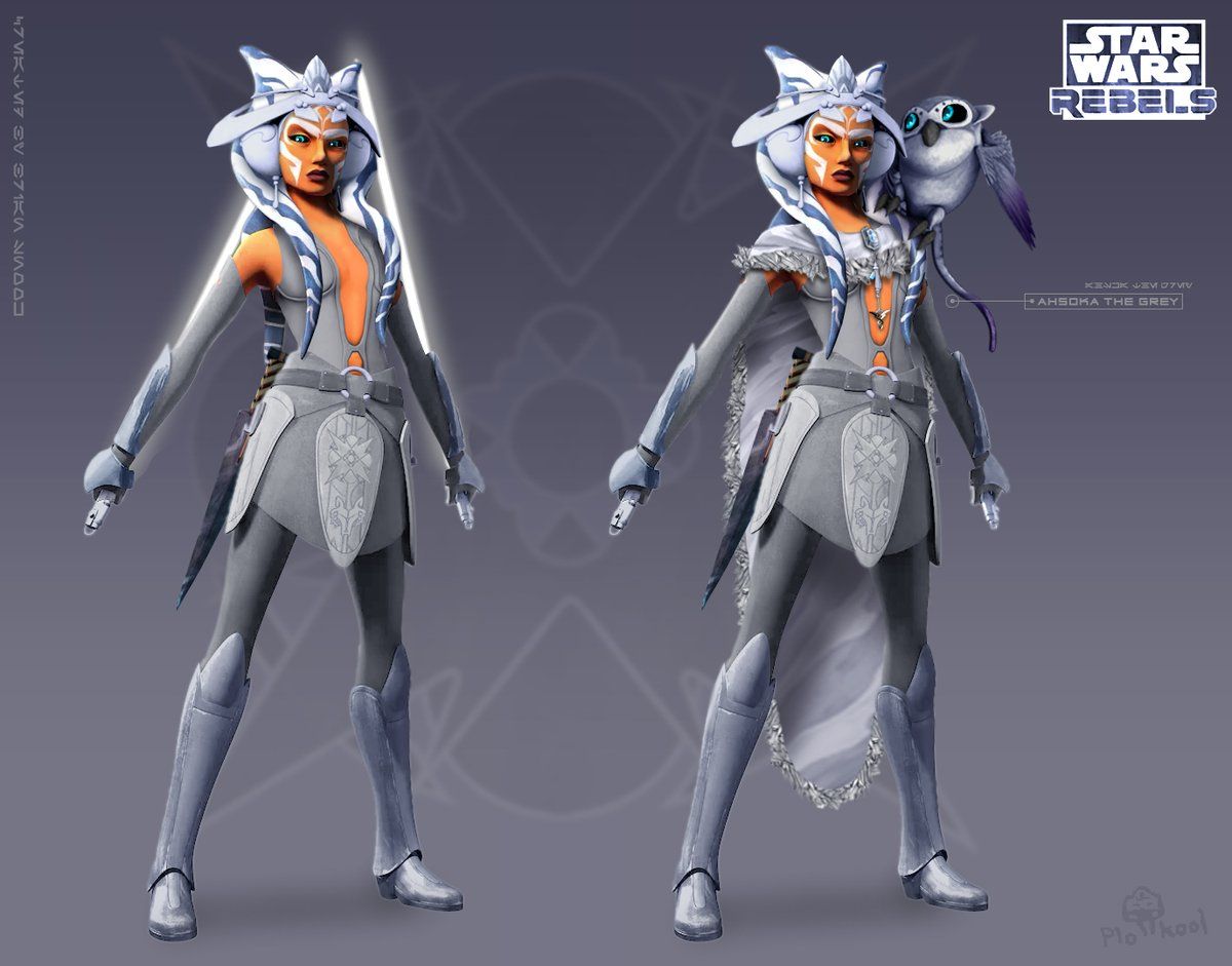 Ahsoka as the Gray. Star wars picture, Star wars ahsoka, Star wars princess