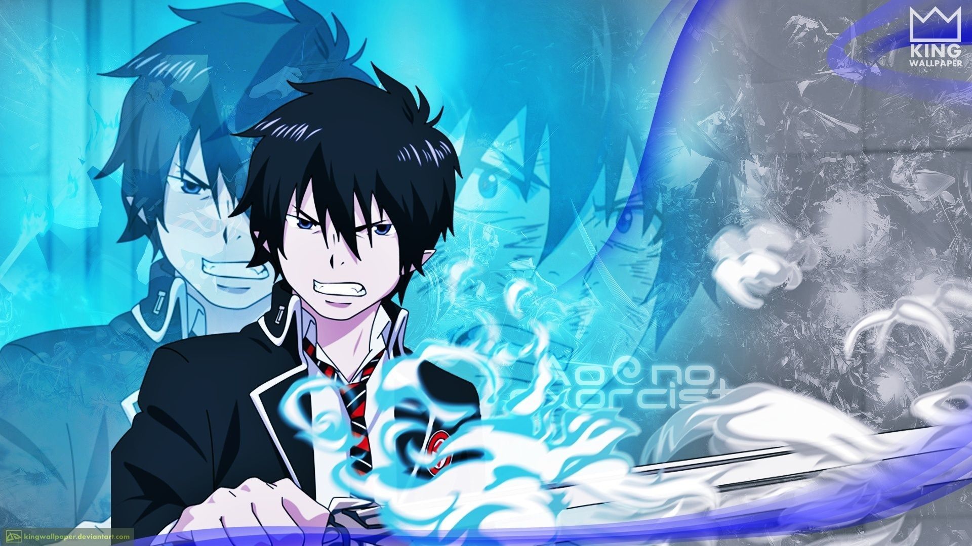 Aesthetic Anime Wallpaper Blue Exorcist