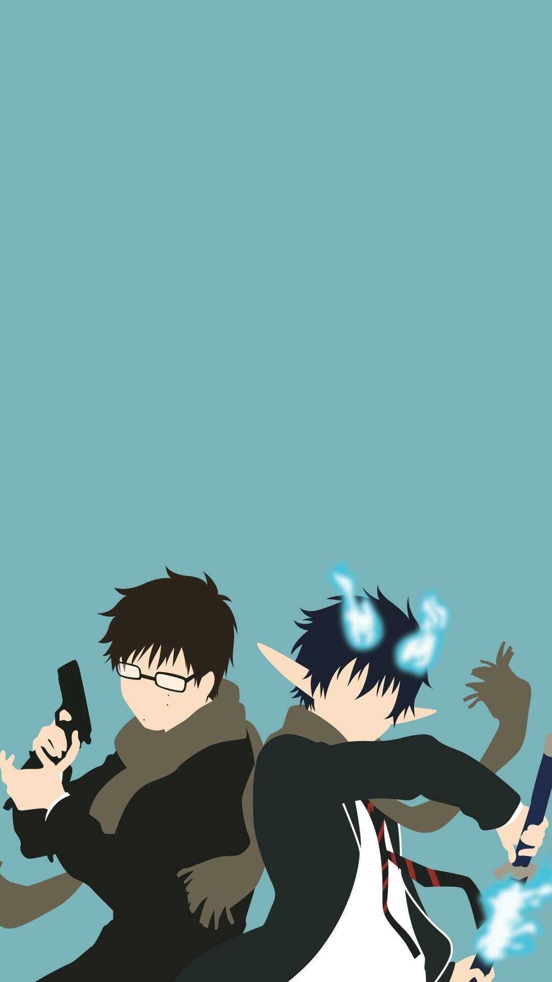 Rin and Yukio Okumura Wallpaper Free HD Wallpaper