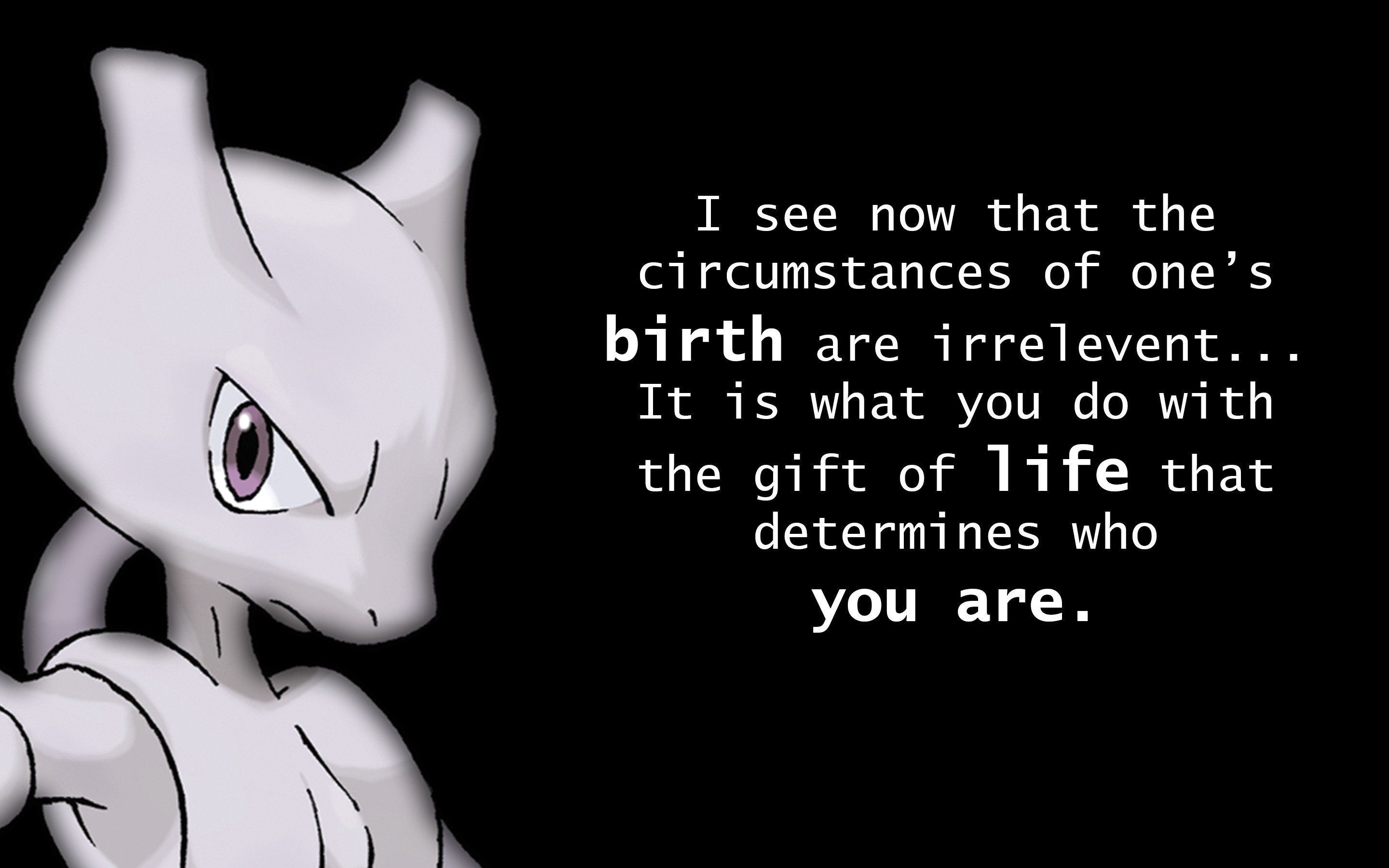 Mewtwo Quote Wallpaper (2880x1800) [x Post From R Pokemon]