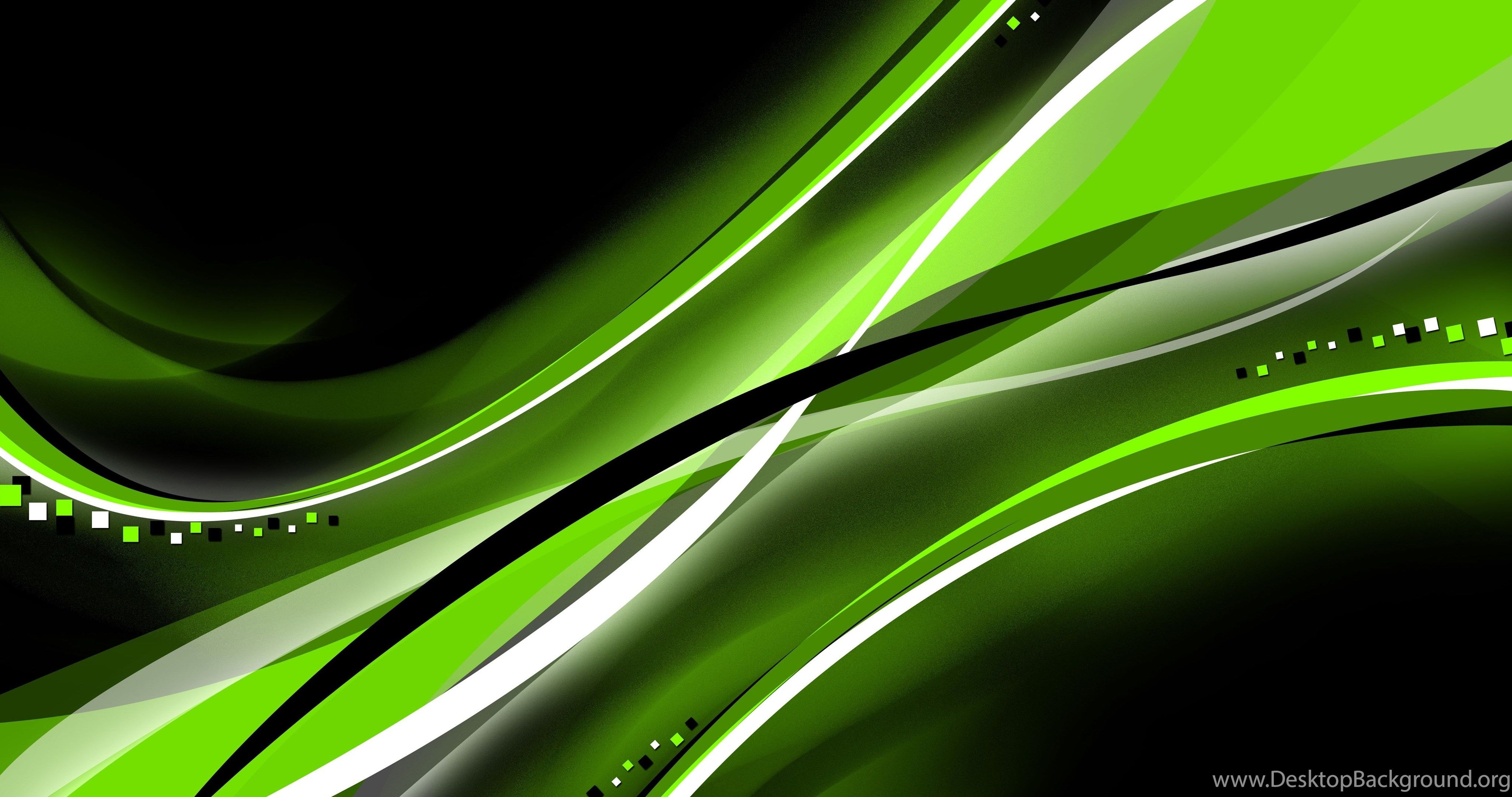 HD Abstract Green And Black Background Wallpaper Desktop Background