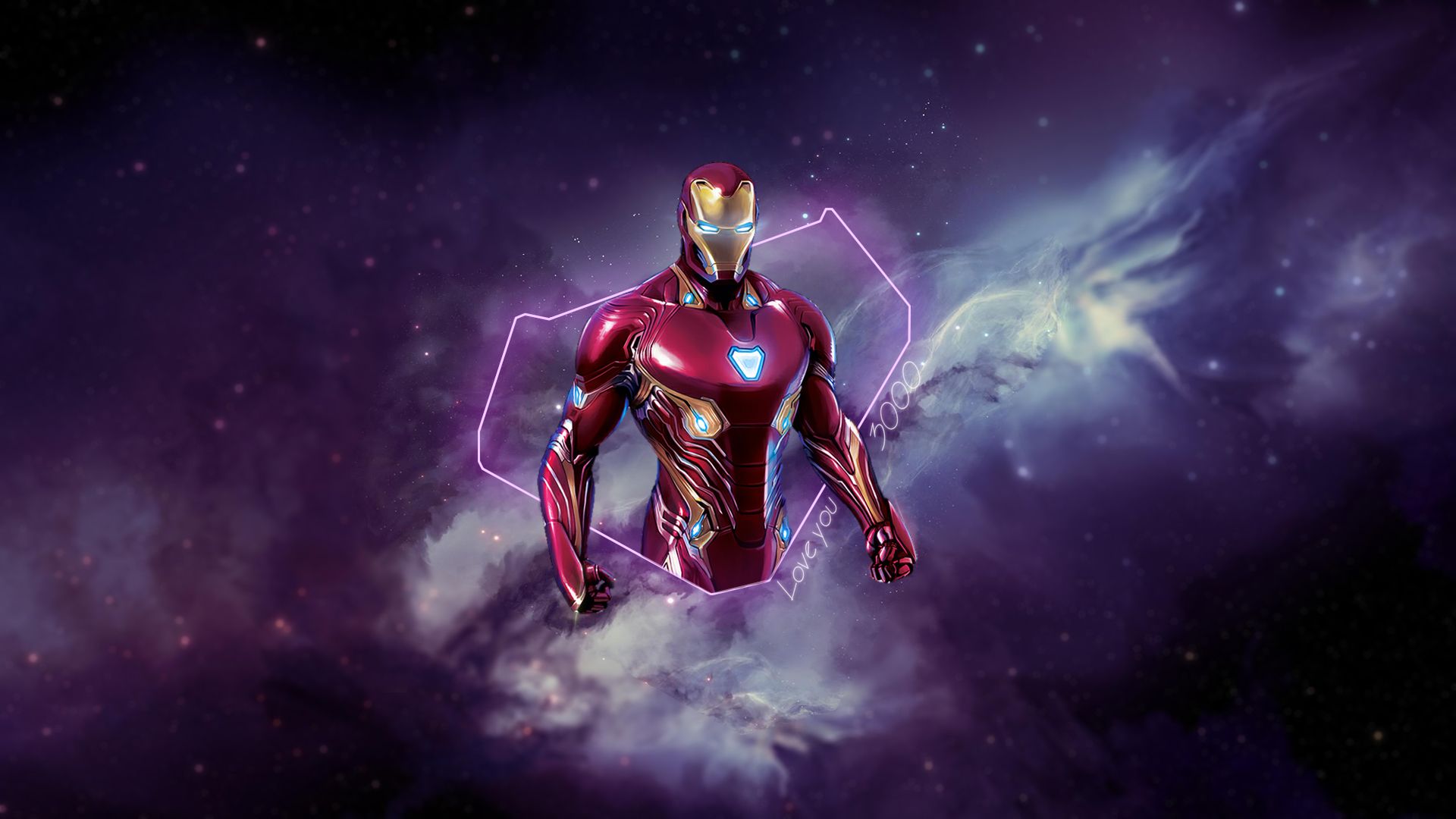 Wallpaper, Iron Man, Marvel Super Heroes, Avengers Endgame, Tony Stark, digital art 1920x1080