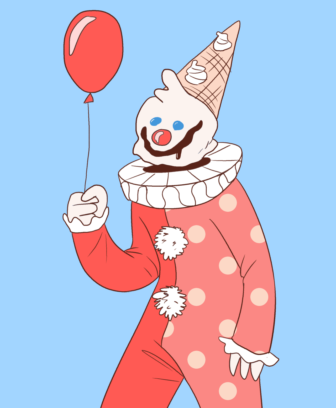 clowncore. Character art, Character design, Cute clown