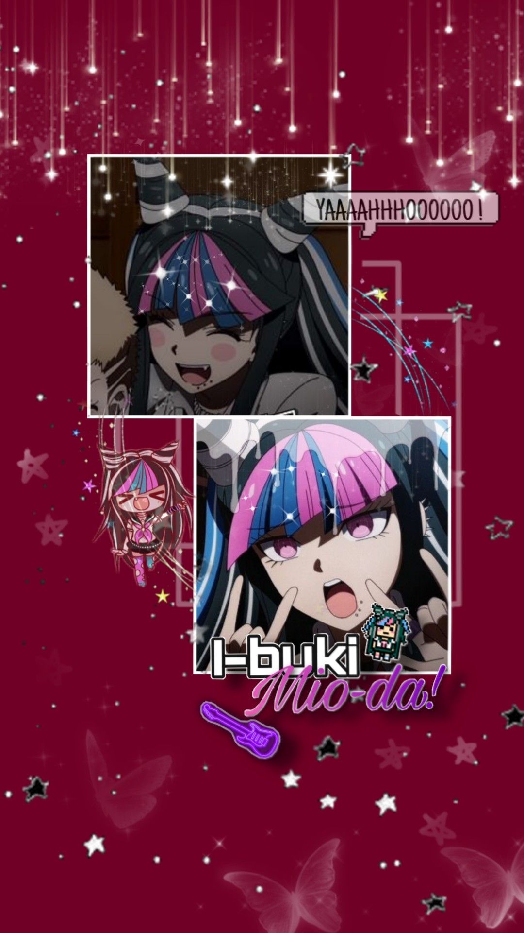 Wallpaper Ibuki Mioda (Danganronpa Goodbye Despair)