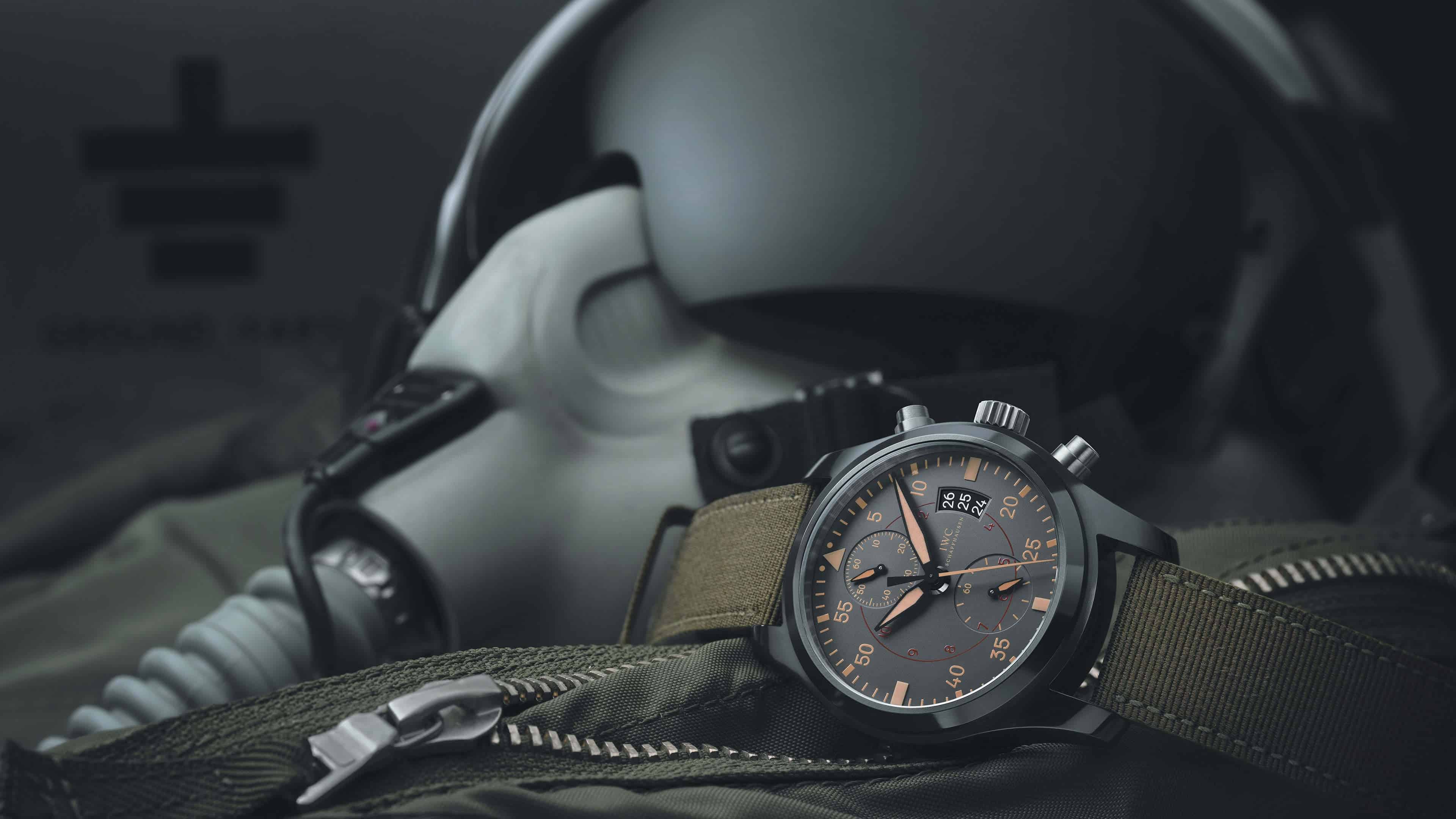 IWC Pilot Chronograph Top Gun Miramar Watch UHD 4K Wallpaper