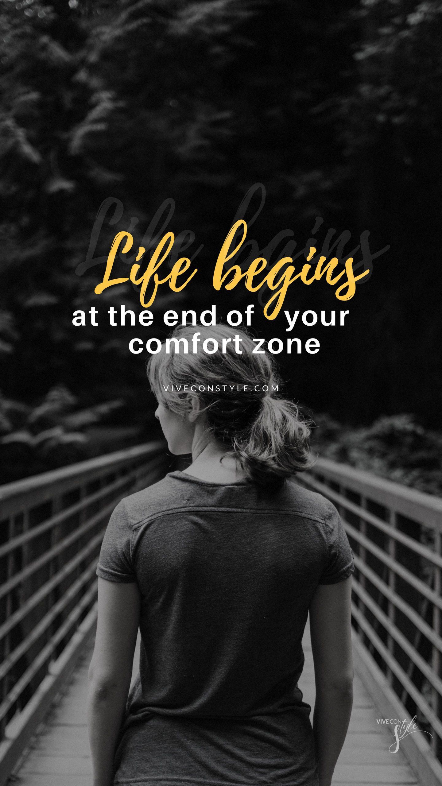 Life begins at the end of your comfort zone inspirational #quotes #wallpaper. #iphonewallpaper #i. Inspirational quotes wallpaper, New quotes, Mobile wallpaper