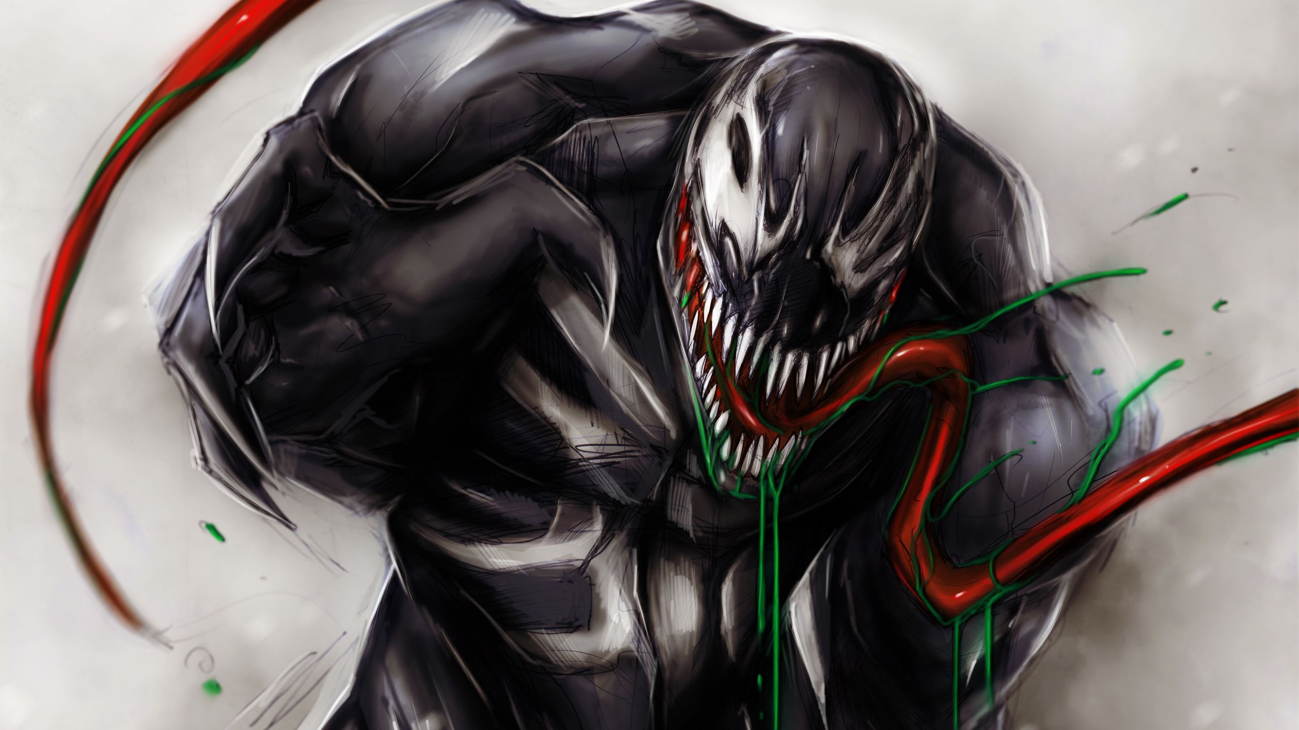 cletus kasady, symbiote, carnage, marvel comics, mouth, art, venom, language desktop wallpaper 62371