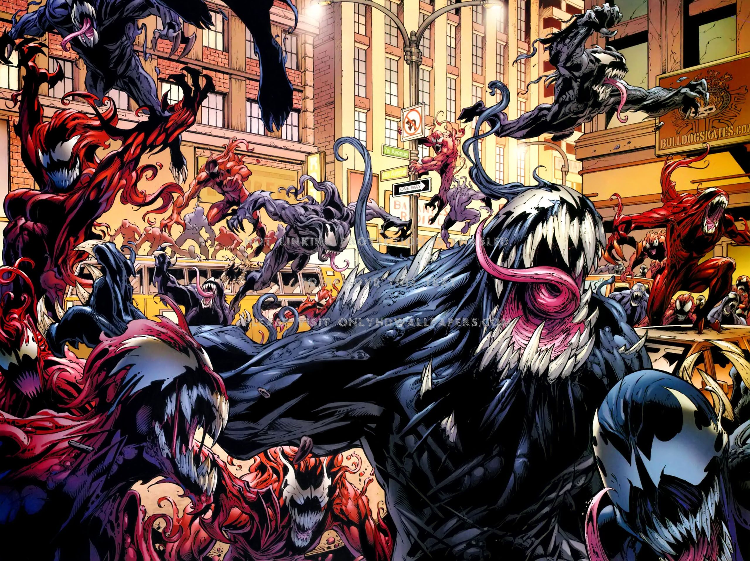 Venom Carnage Marvel Comics HD Wallpaper