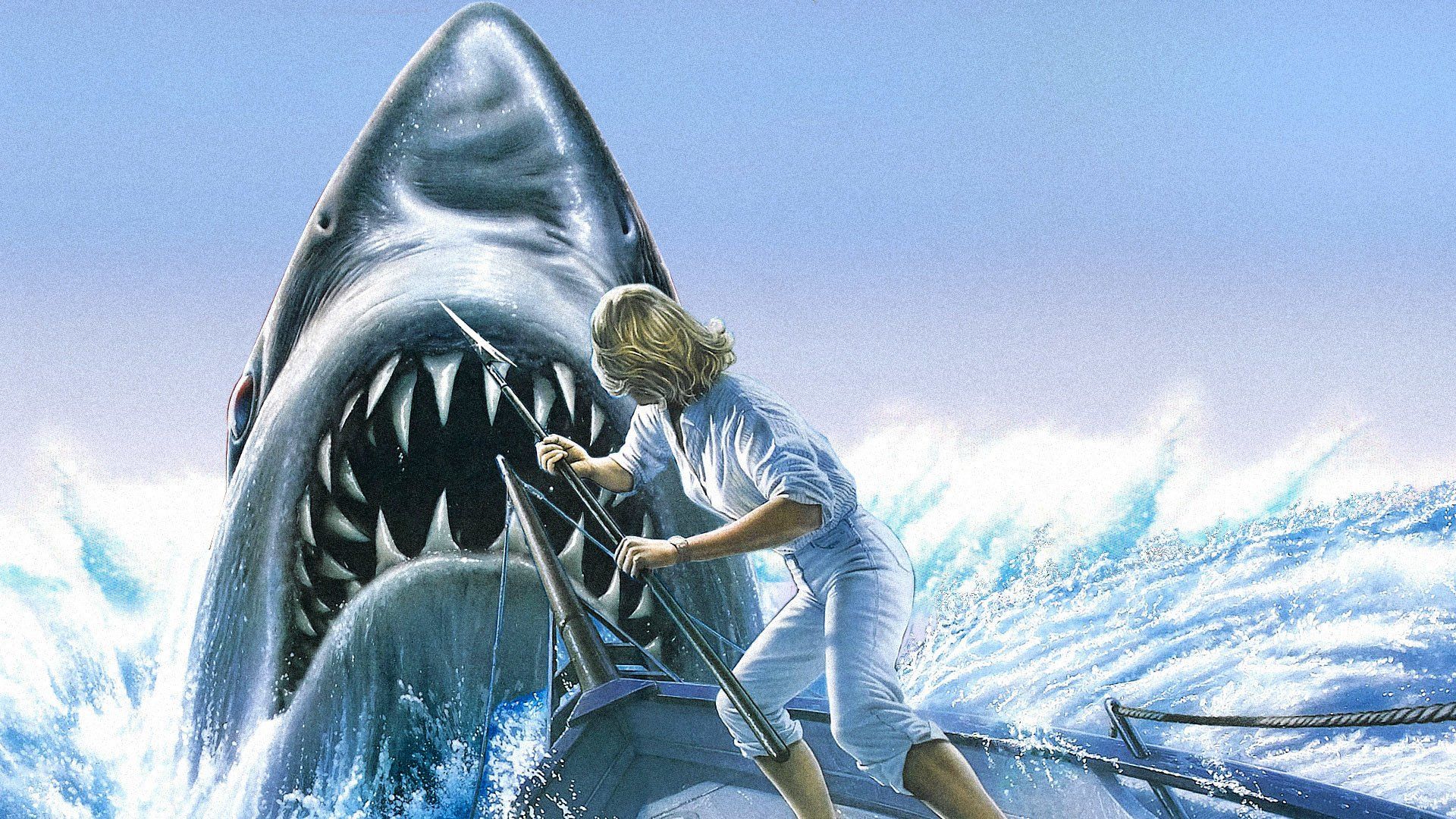Title Movie Jaws The Revenge Poster HD Wallpaper