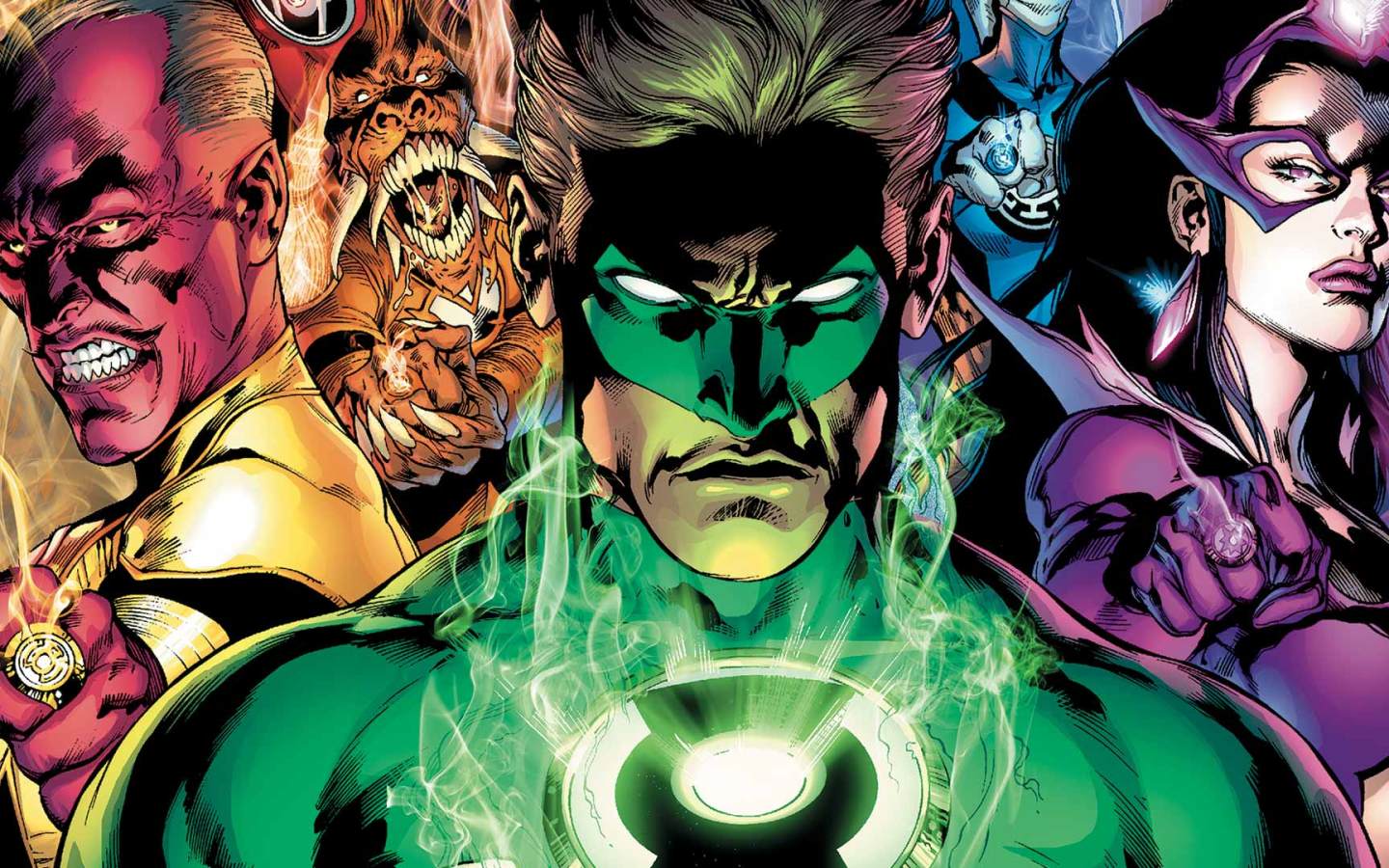 DC, Green Lantern, Hal Jordan, Sinestro, Star Sapphire, Superhero HD Wallpaper & Background • 15069 • Wallur