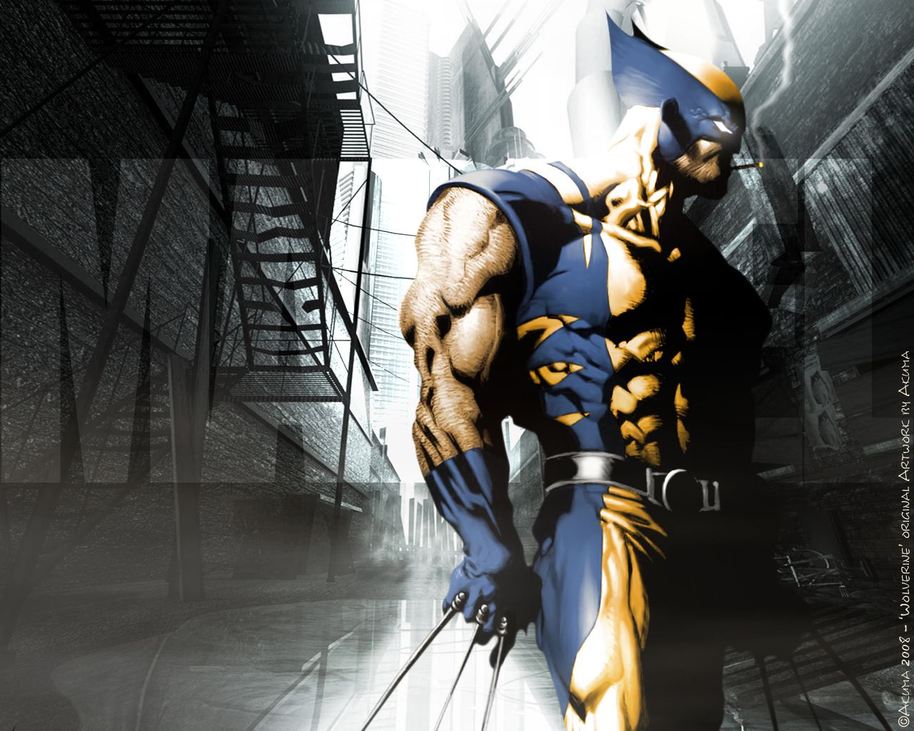 Wolverine Costume wallpaper Wolverine HD Wallpaper Background Wallpaper 1280x1024