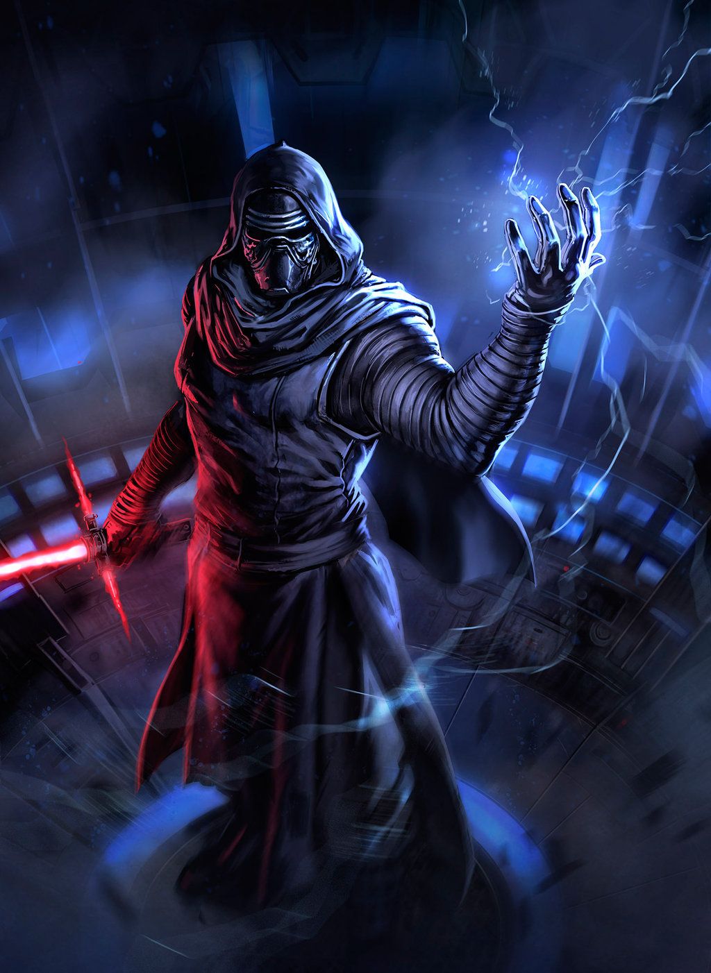 Kylo Ren iPhone Wallpaper Wars Kylo Ren Fan Art HD Wallpaper