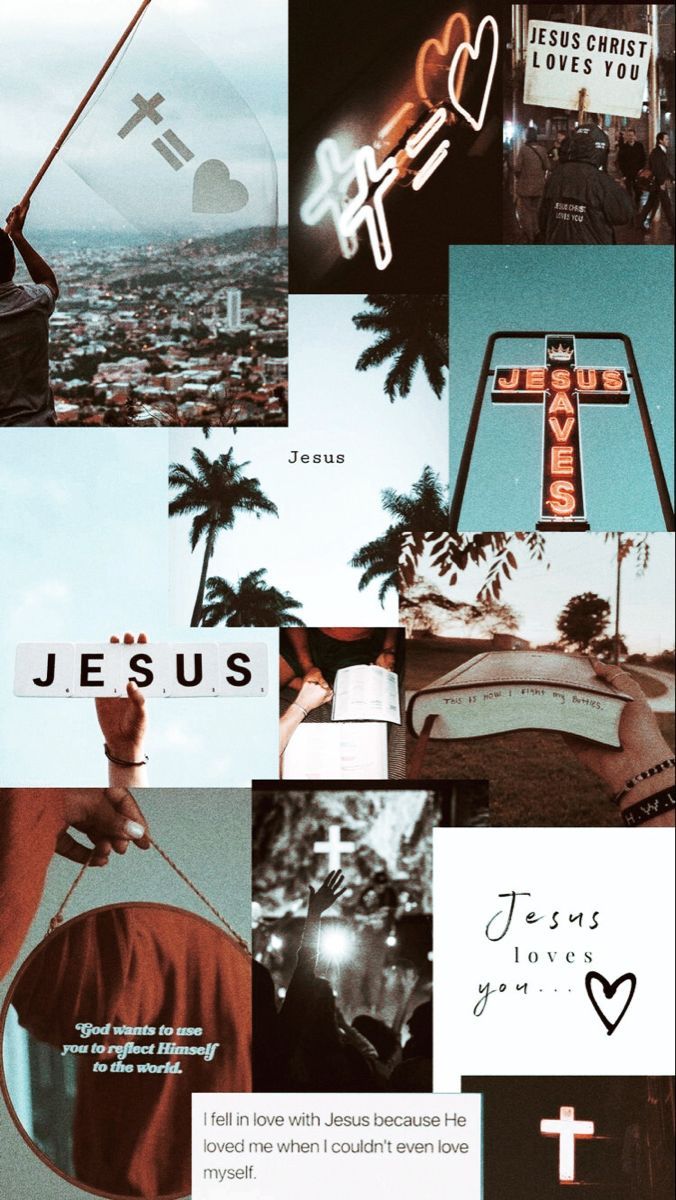 Aesthetic Jesus Collage Wallpapers - Wallpaper Cave