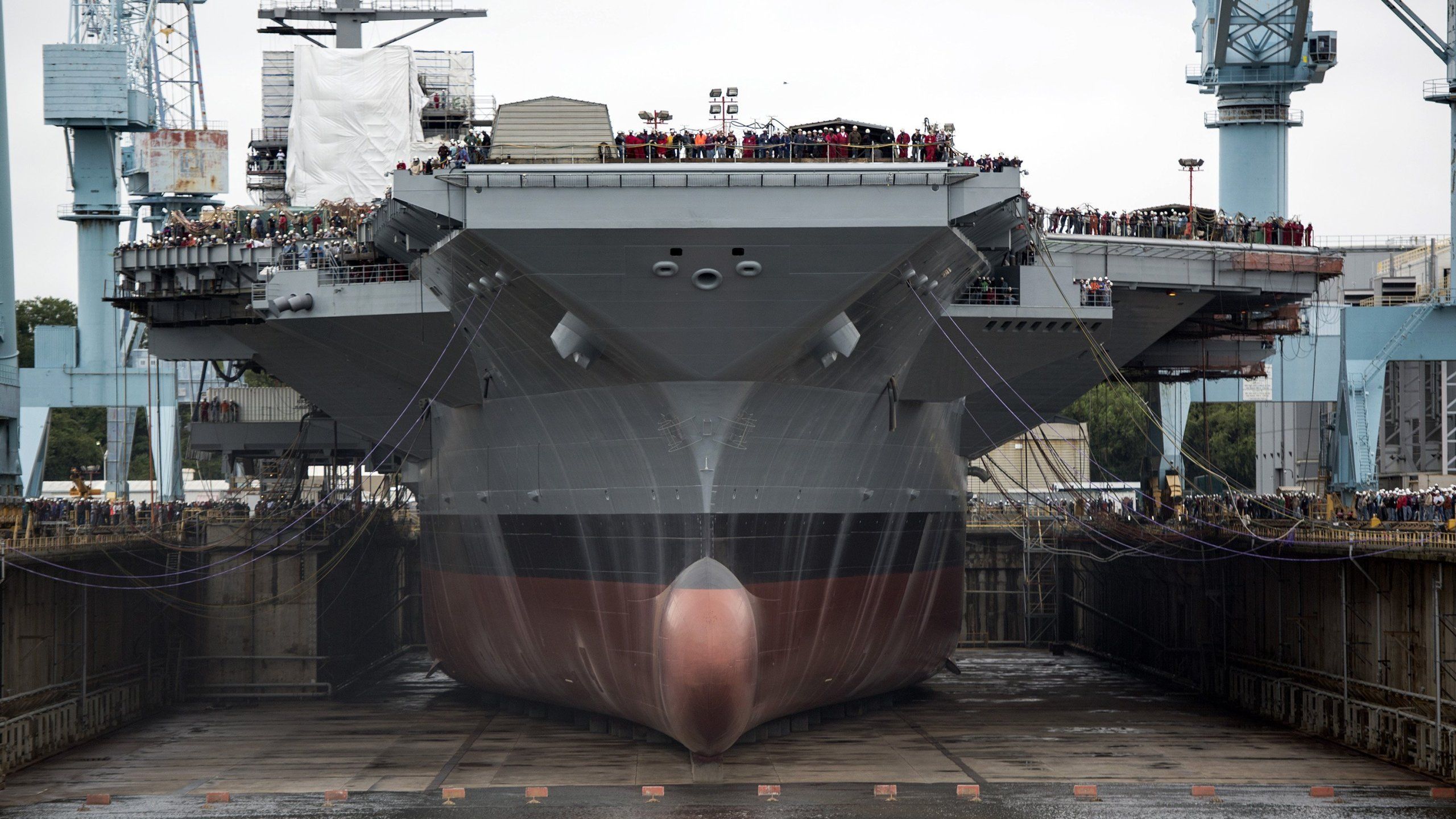 U.S. Navy's new $13B aircraft carrier can't fight