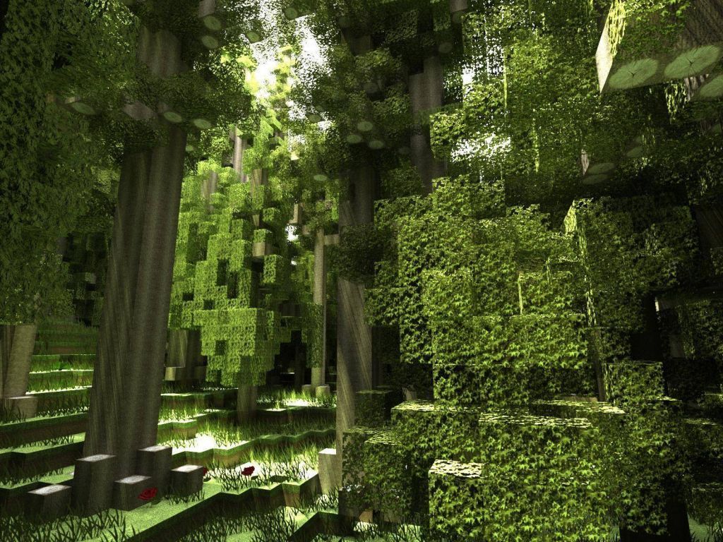 Minecraft 4K wallpaper for your desktop or mobile screen free and easy to download. Landscape wallpaper, Minecraft wallpaper, Forest landscape