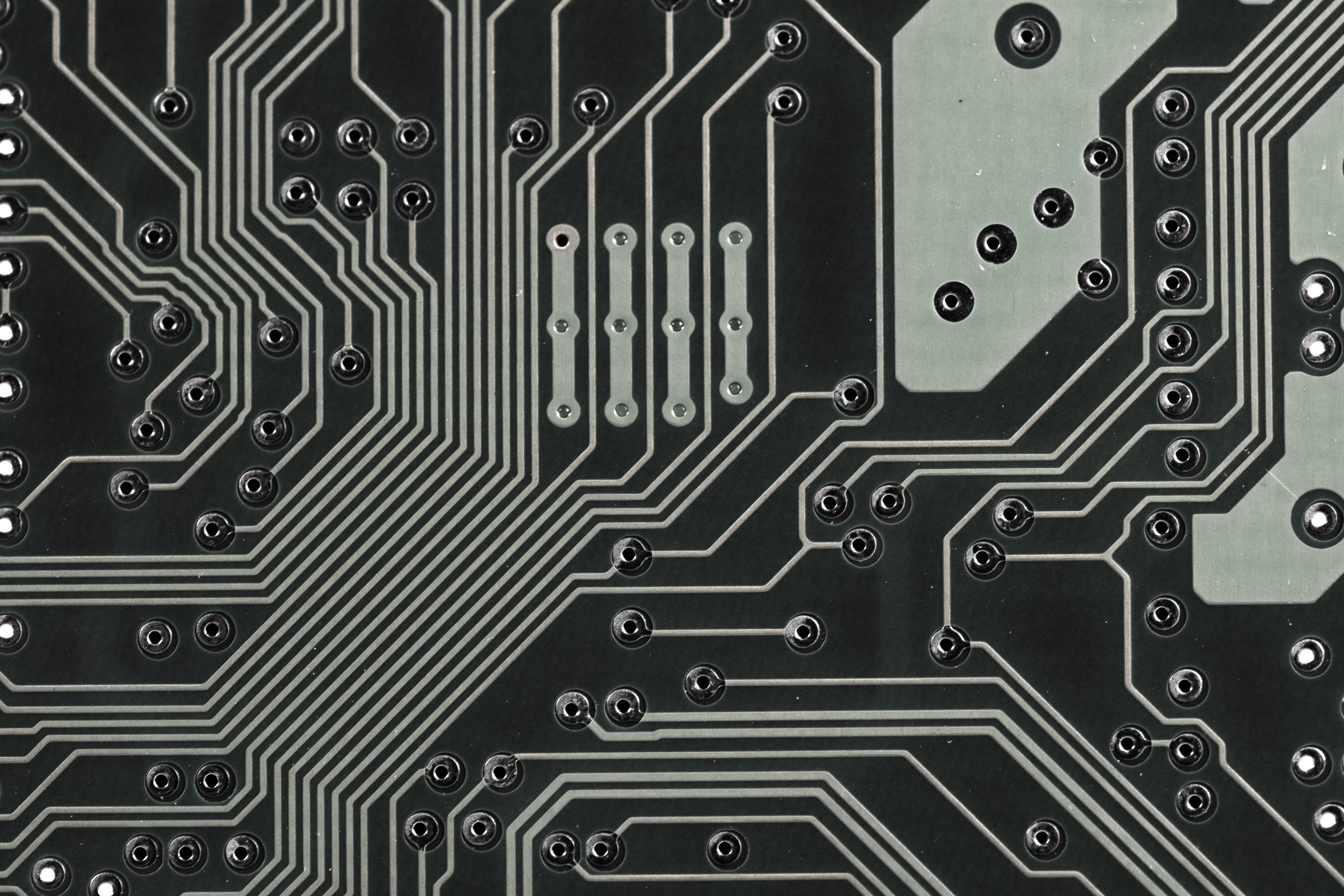 Motherboard Wallpaper Black and White