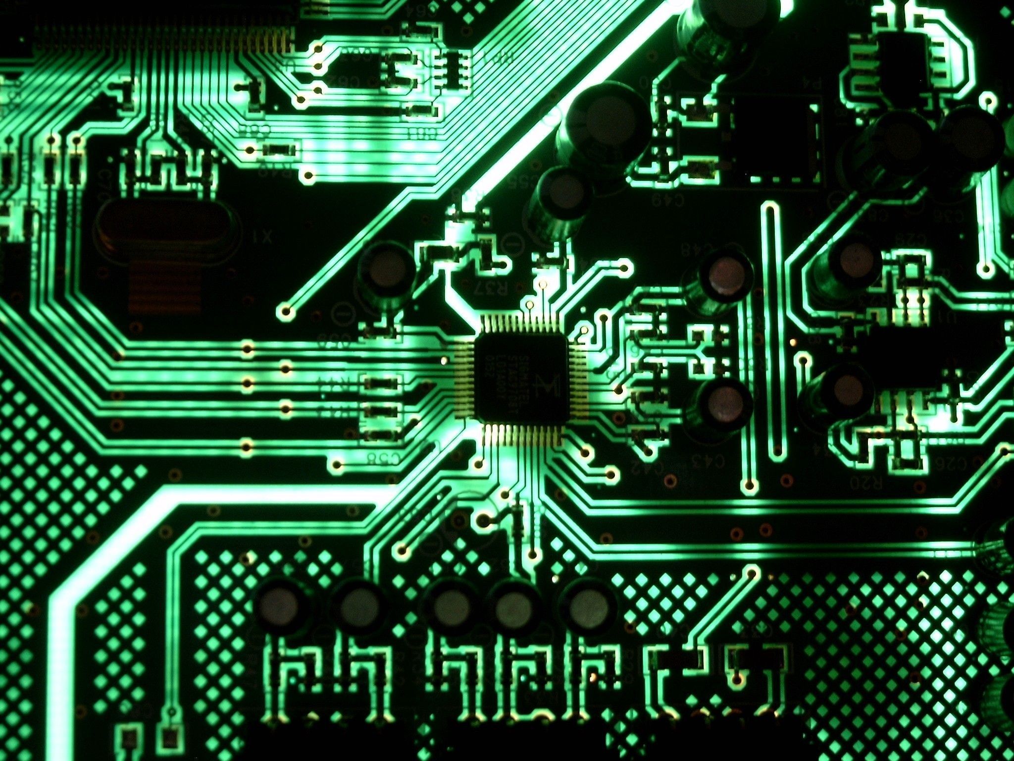 Computer Motherboard Wallpaper