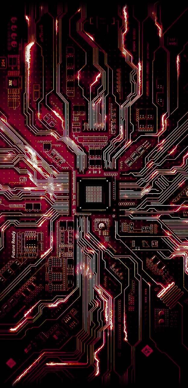 Chip #iPhone #Motherboard #Wallpaper Motherboard Chip iPhone Wallpaper. Wallpaper komputer, Wallpaper android, Galaxy wallpaper