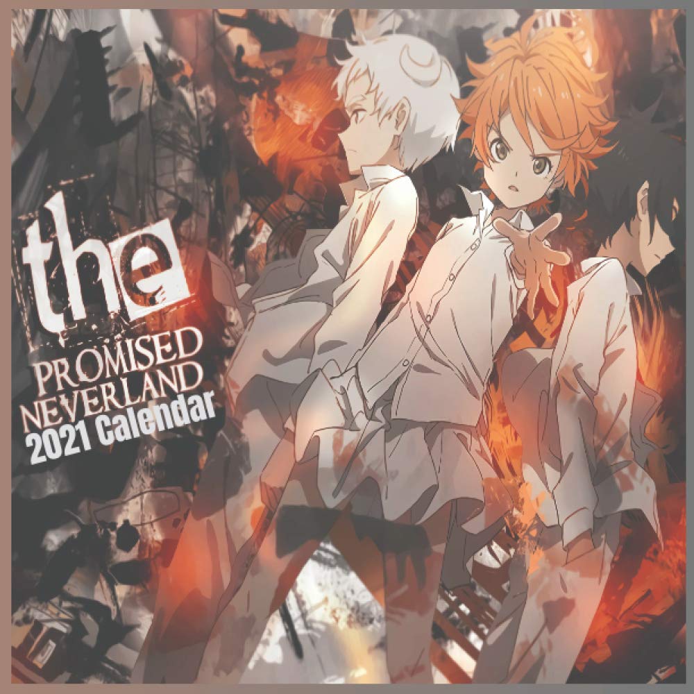 The Promised Neverland Calendar 2021: Anime fans 8.5x8.5, beautiful TPN anime wallpaper: publish, ukitake: Books