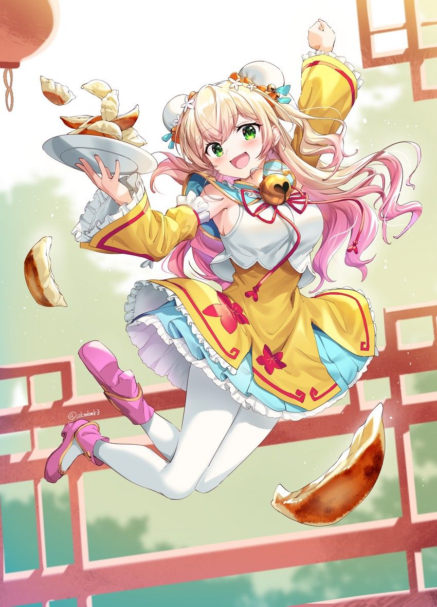 momosuzu nene (hololive) drawn